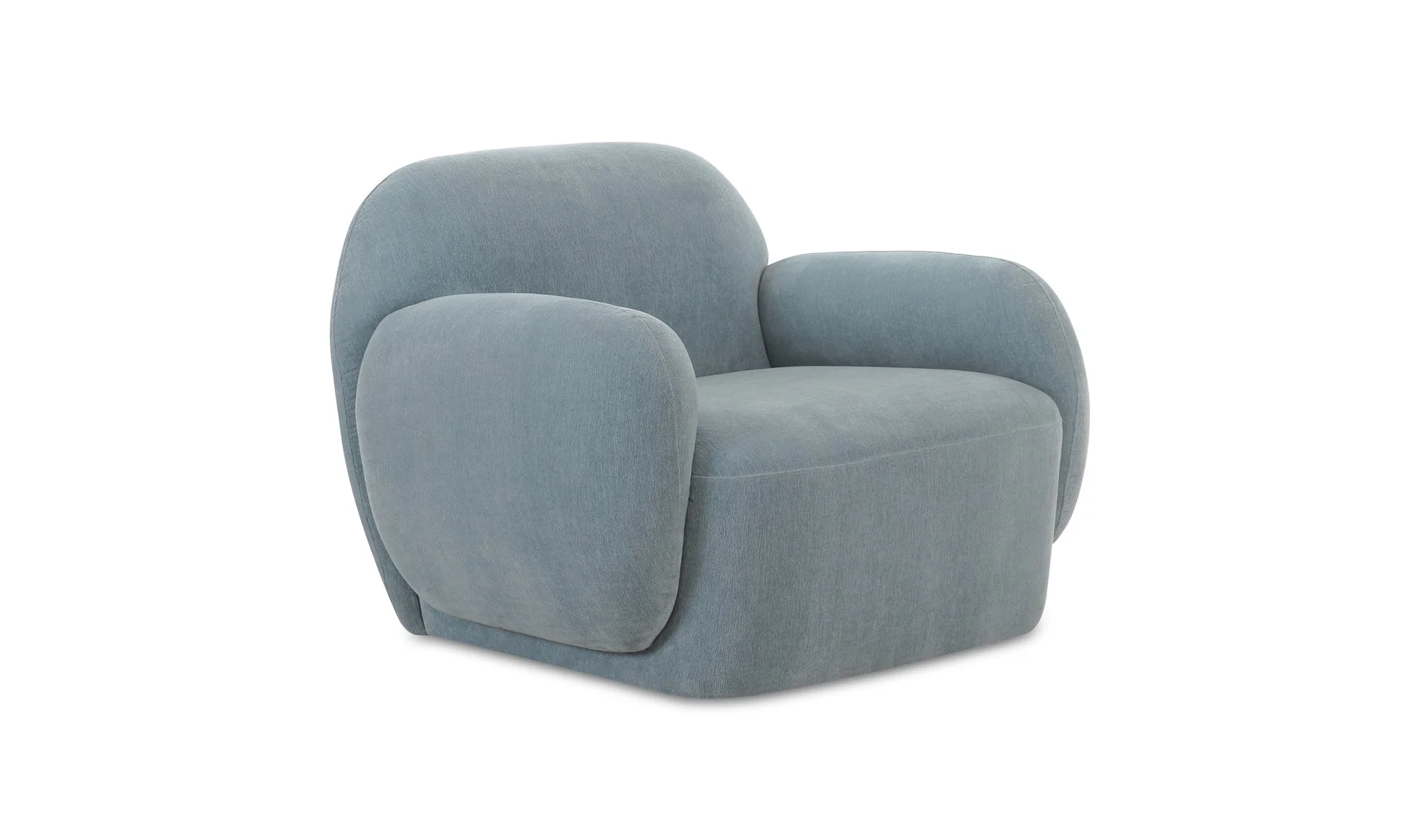 Hazel Lounge Chair Light Blue - Image 2