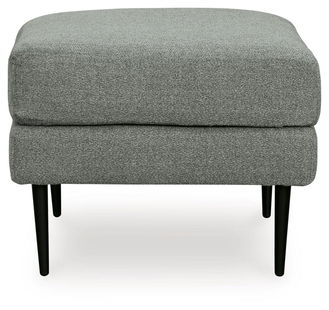 Hazela Charcoal Ottoman - Image 2