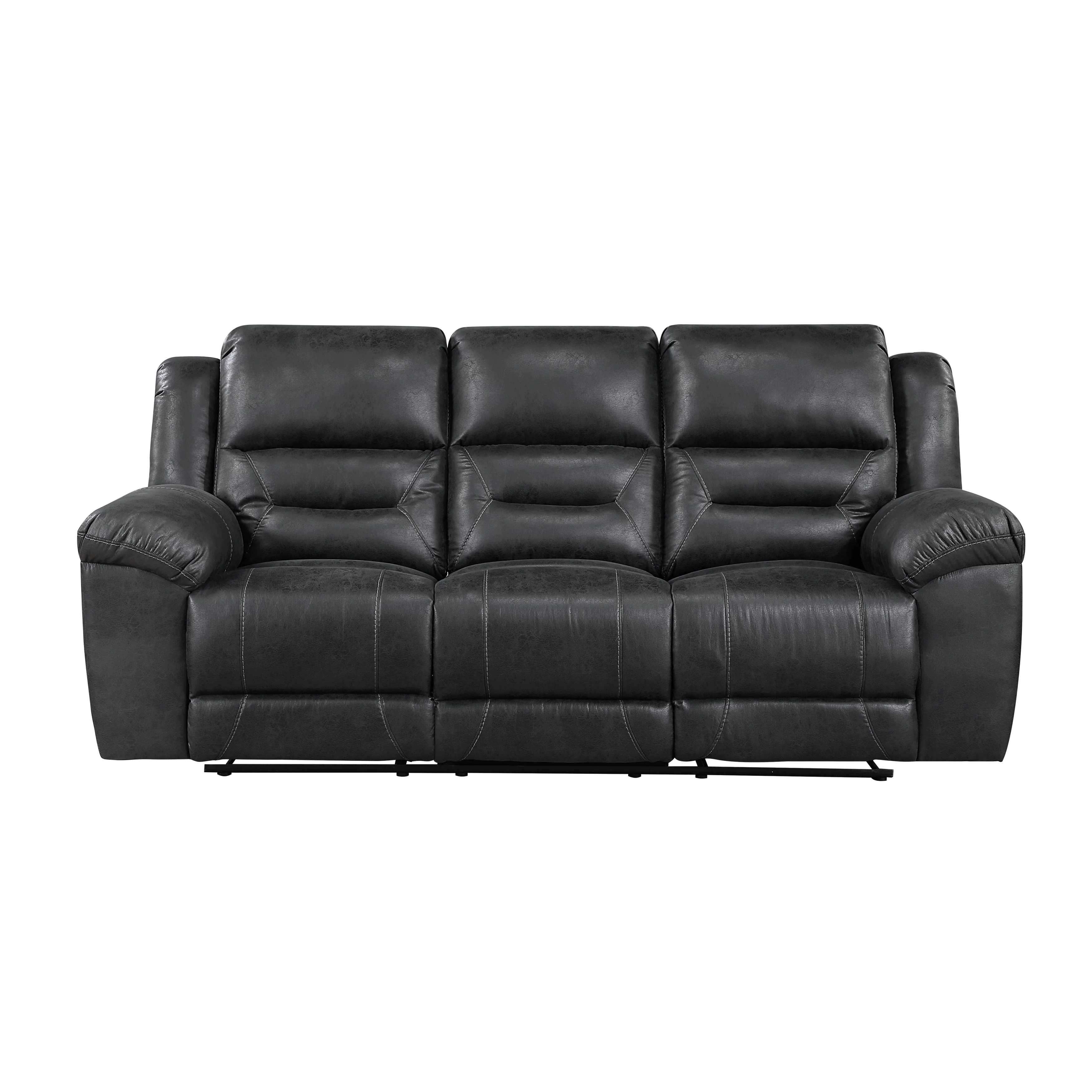 Hazen Black Reclining Living Room Set - Image 3