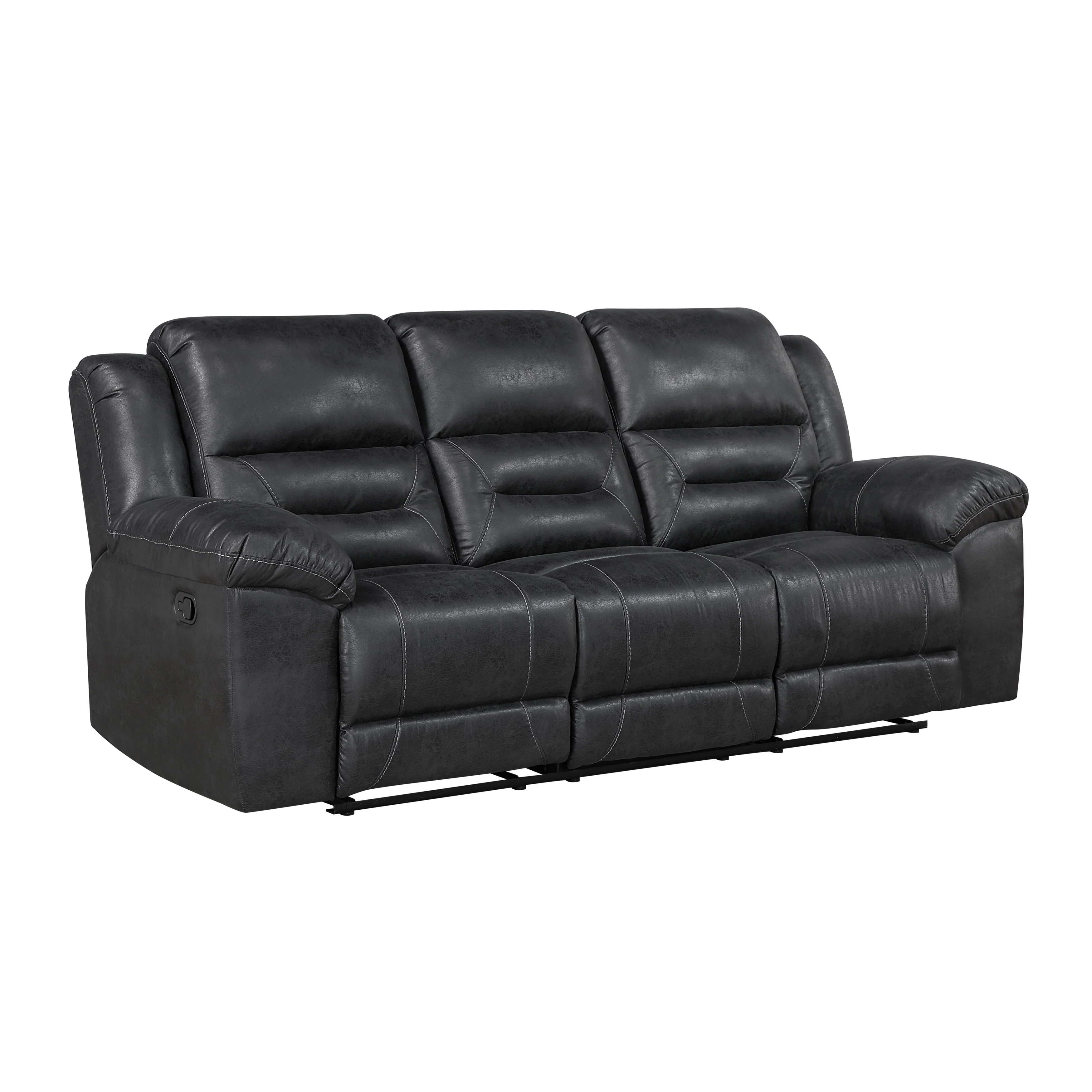 Hazen Black Reclining Living Room Set - Image 4
