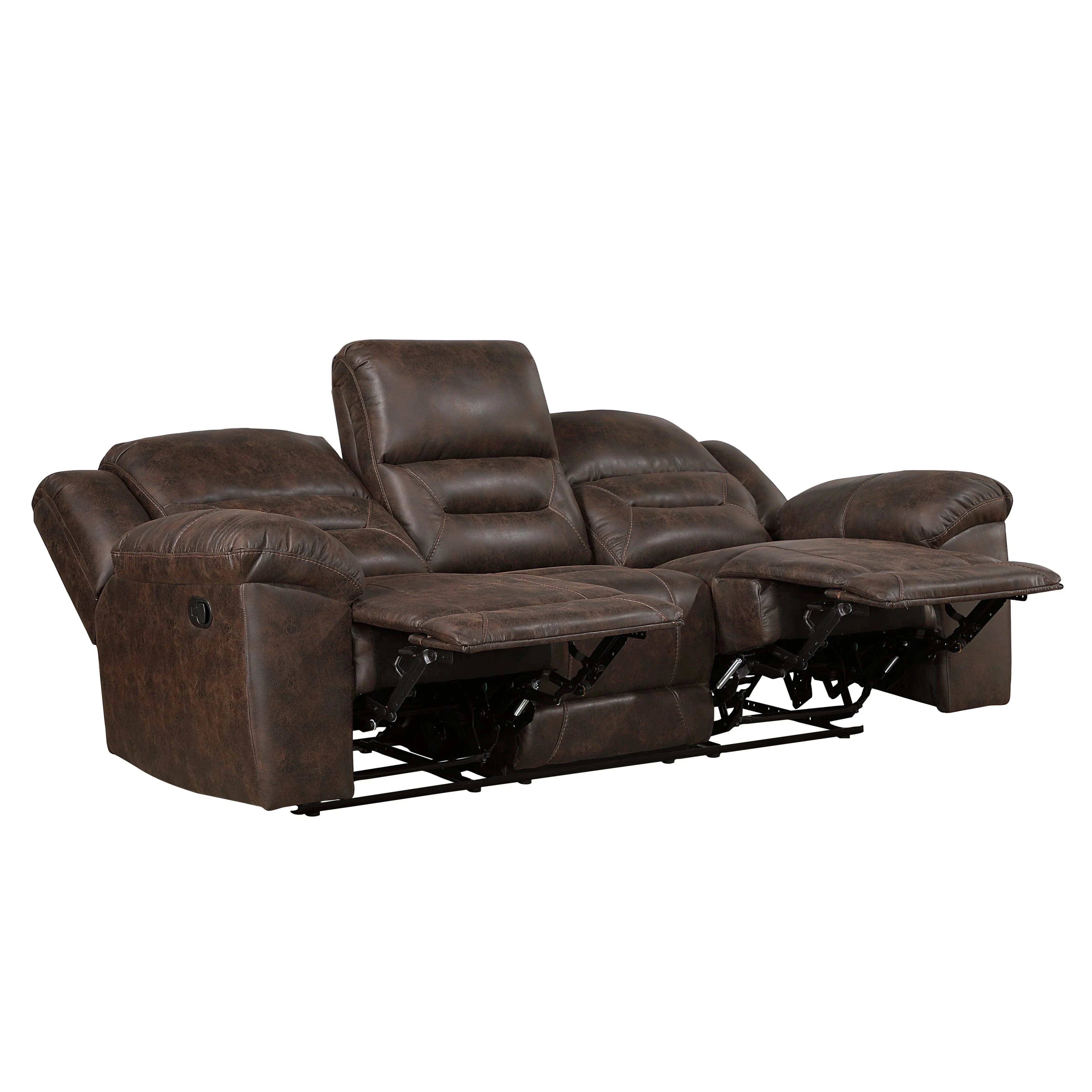 Hazen Dark Brown Reclining Living Room Set - Image 5