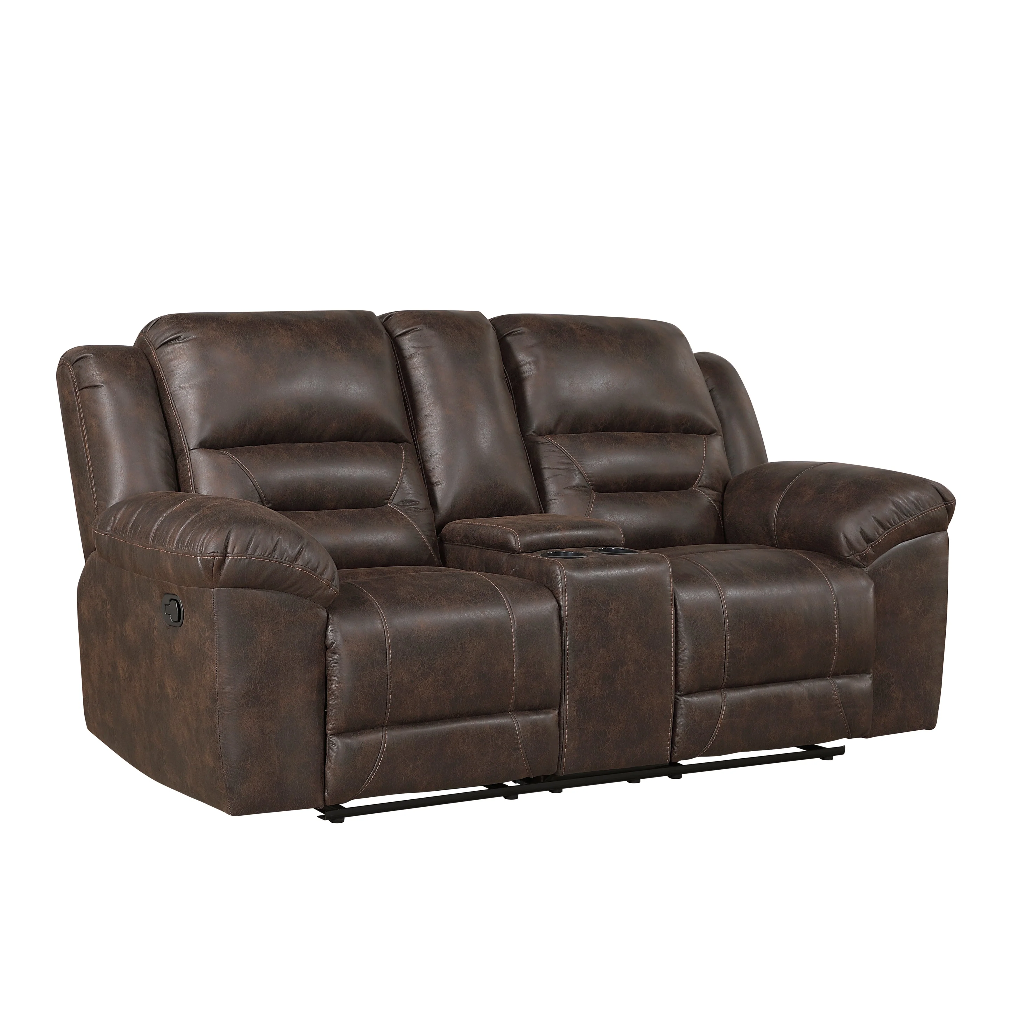 Hazen Dark Brown Reclining Living Room Set - Image 8