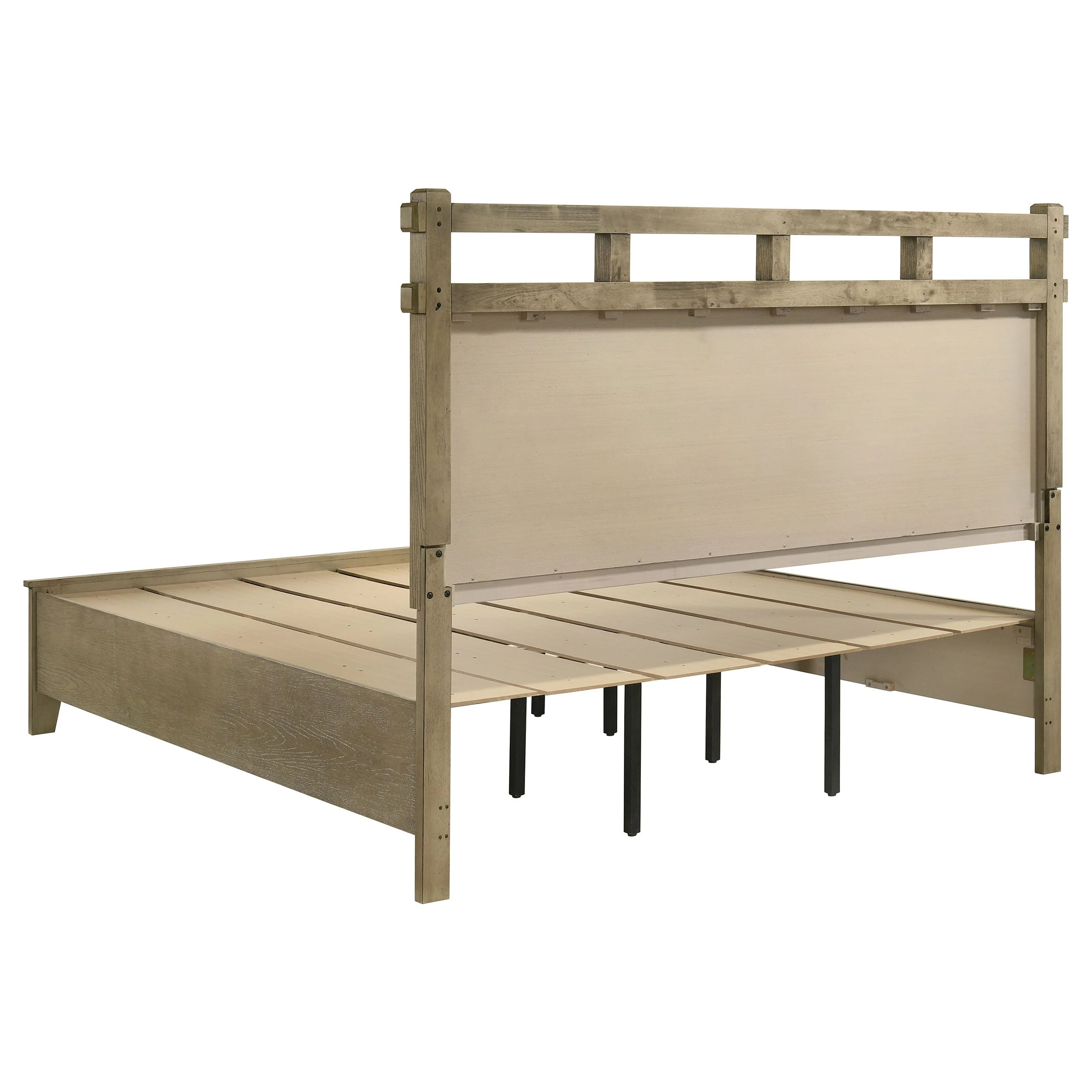 Hazlewood Vineyard Oak 4-piece Eastern King Storage Bedroom Set - Image 4