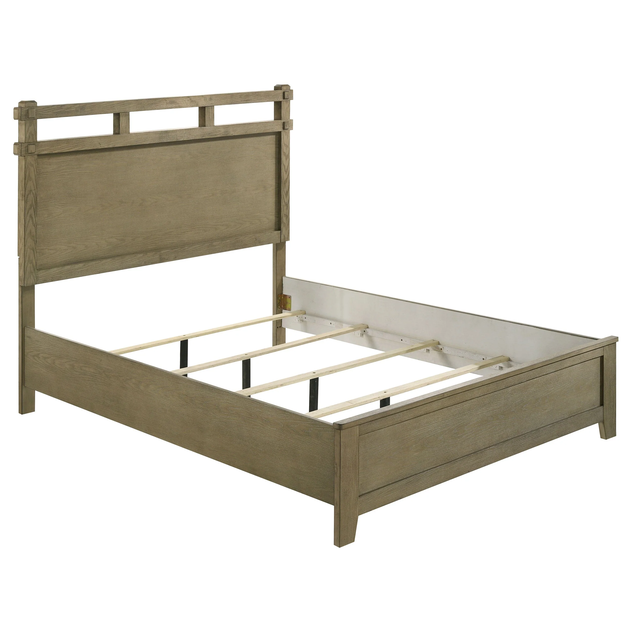 Hazlewood Vineyard Oak 4-piece Queen Bedroom Set - Image 3