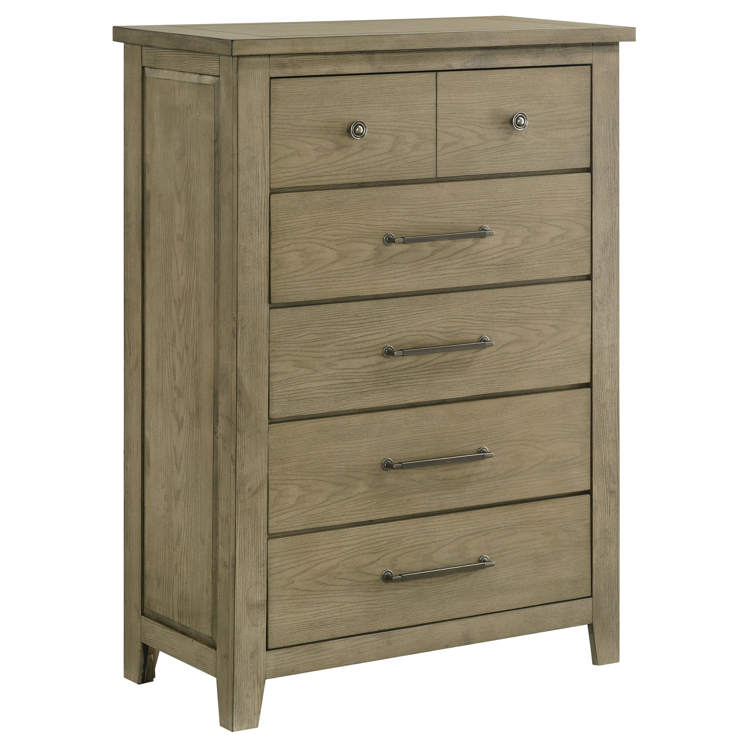 Hazlewood Vineyard Oak 5-drawer Bedroom Chest of Drawers - Image 2