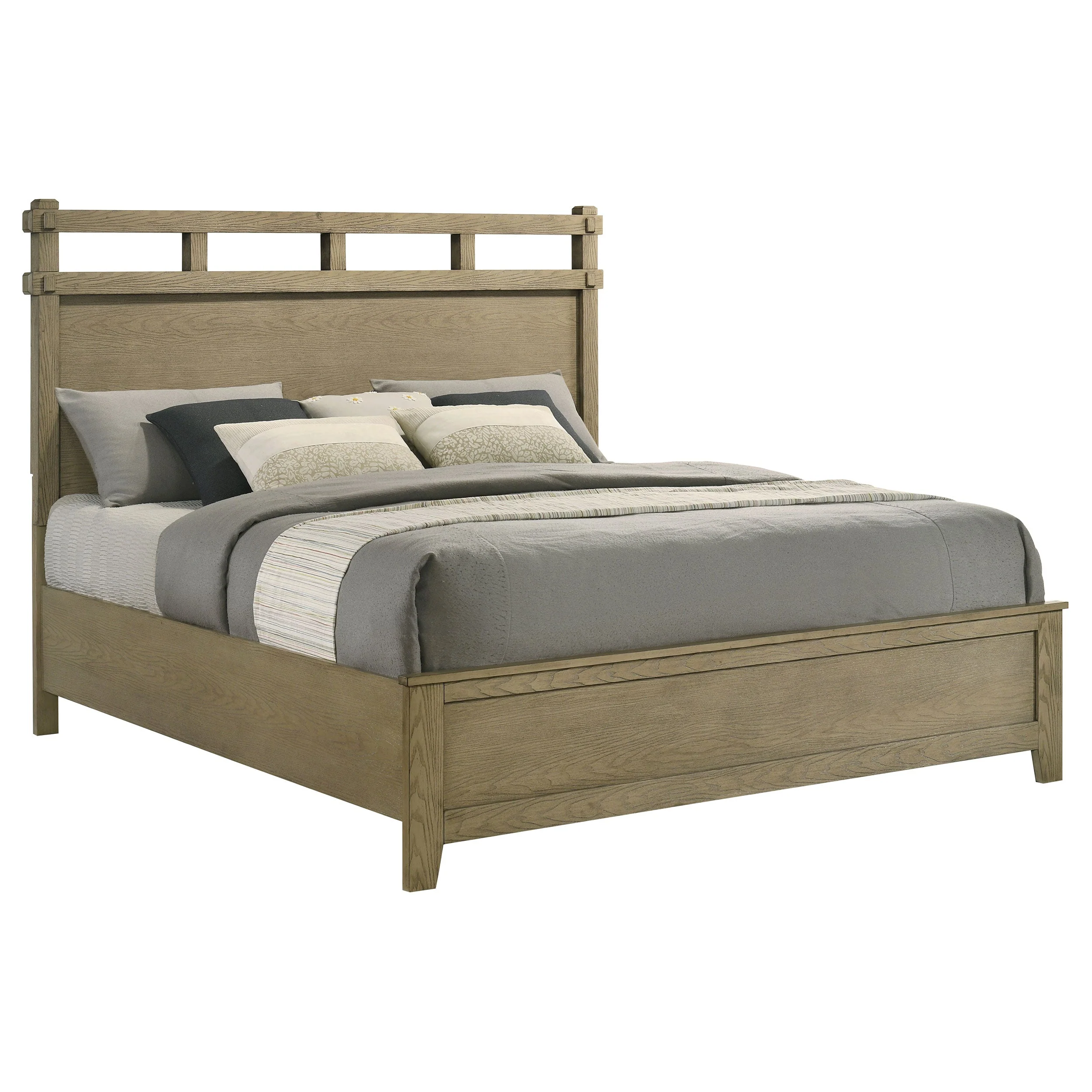 Hazlewood Vineyard Oak 61-inch Eastern King Panel Bed - Image 2