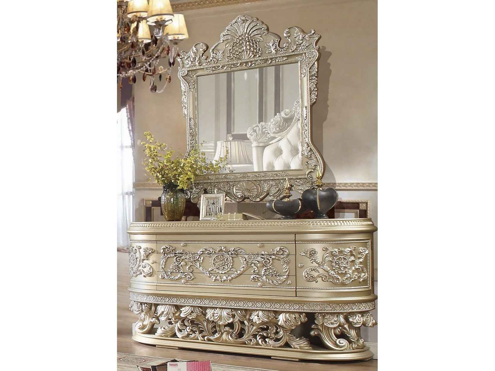 HD-8022 Champagne Dresser