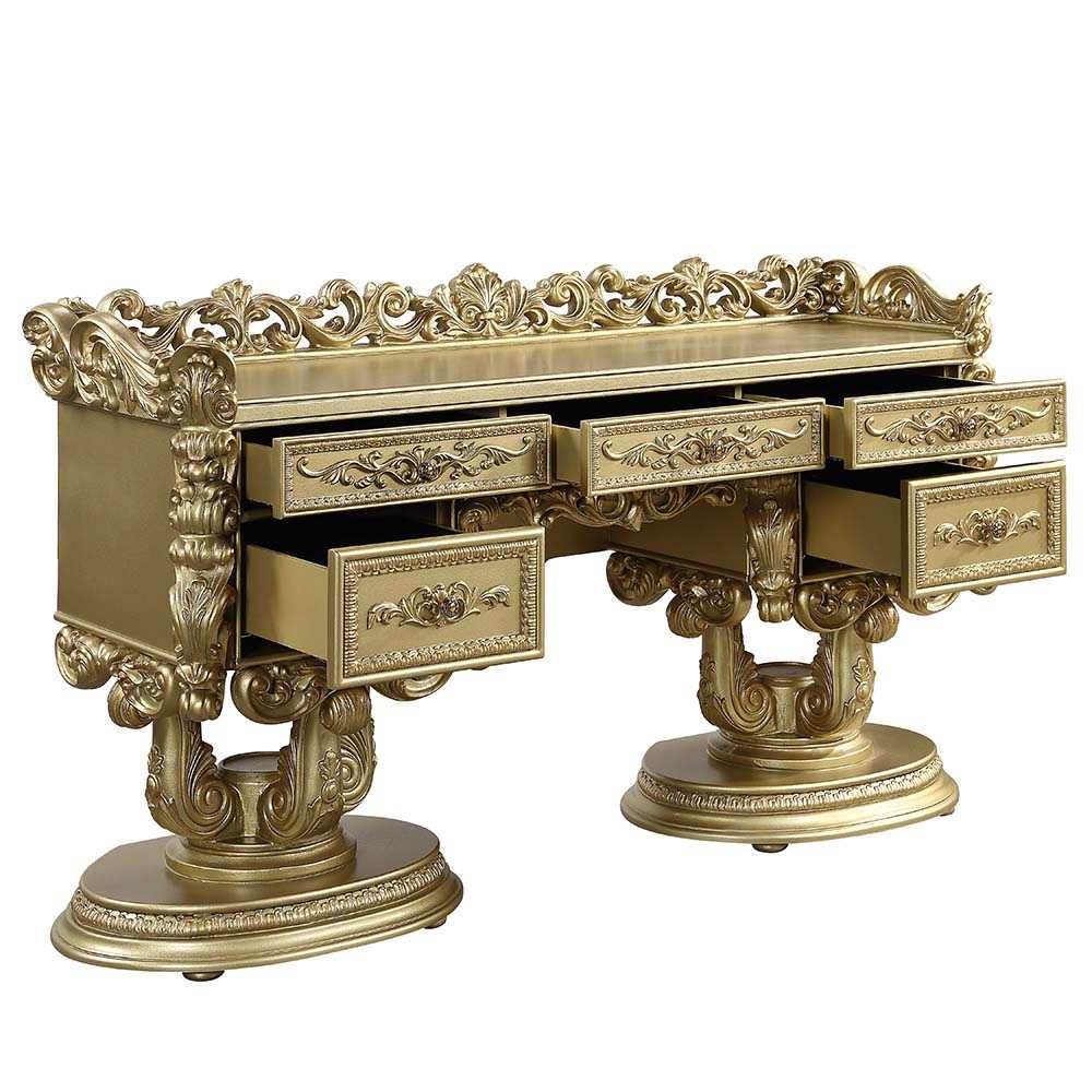 HD-8086 Bright Gold Dresser - Image 7