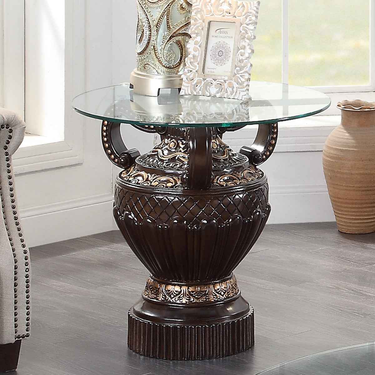 HD-8908C Cherry 3-Piece Coffee Table Set - Image 3