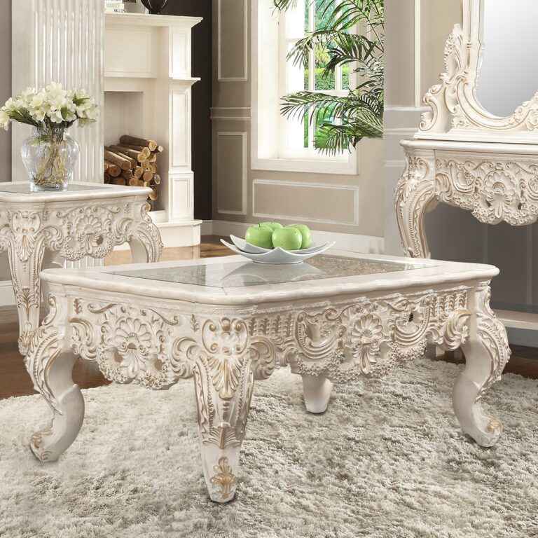 HD-C998I Ivory/Gold Highlights Coffee Table