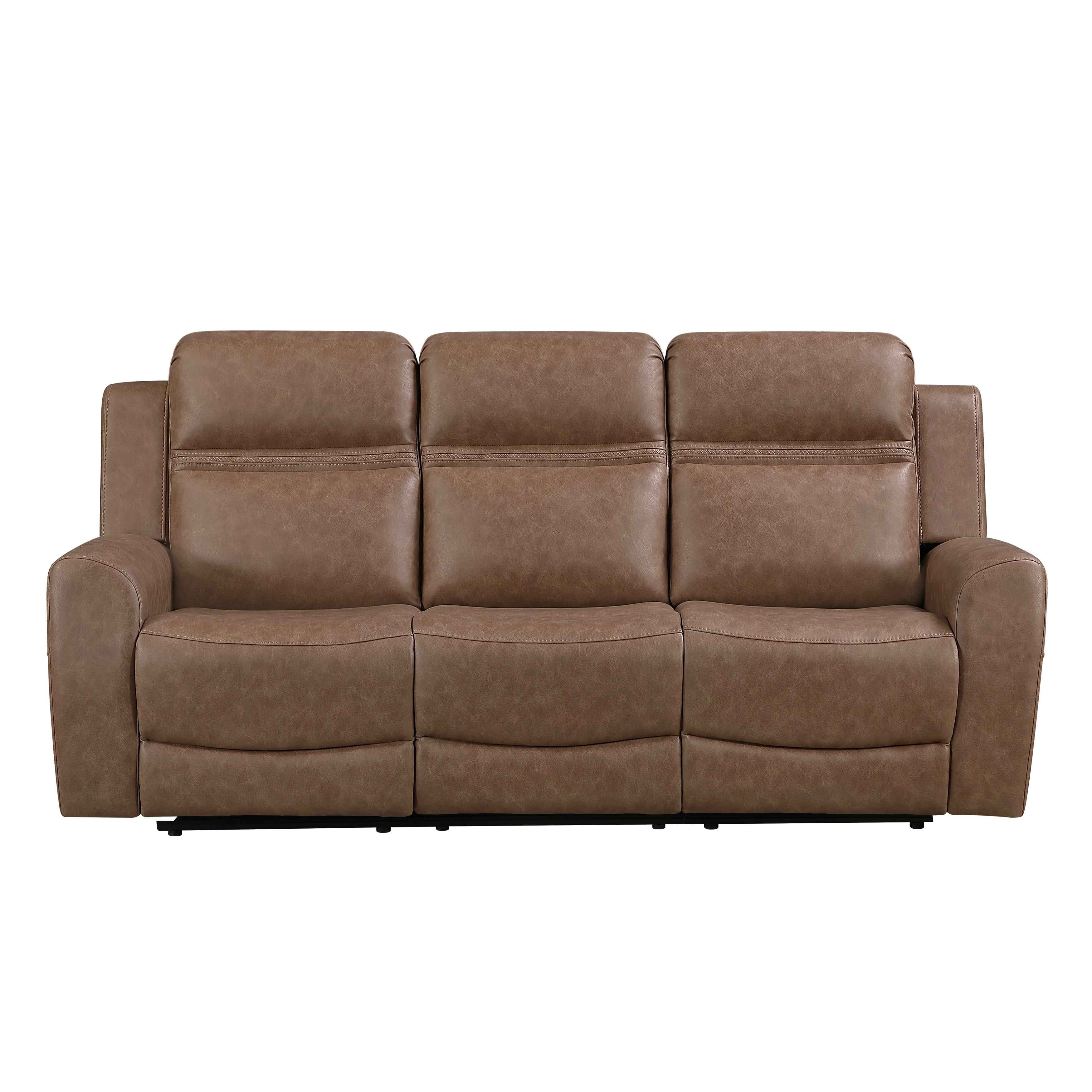 Hearth Brown 3-Piece Reclining Living Room Set - Image 2
