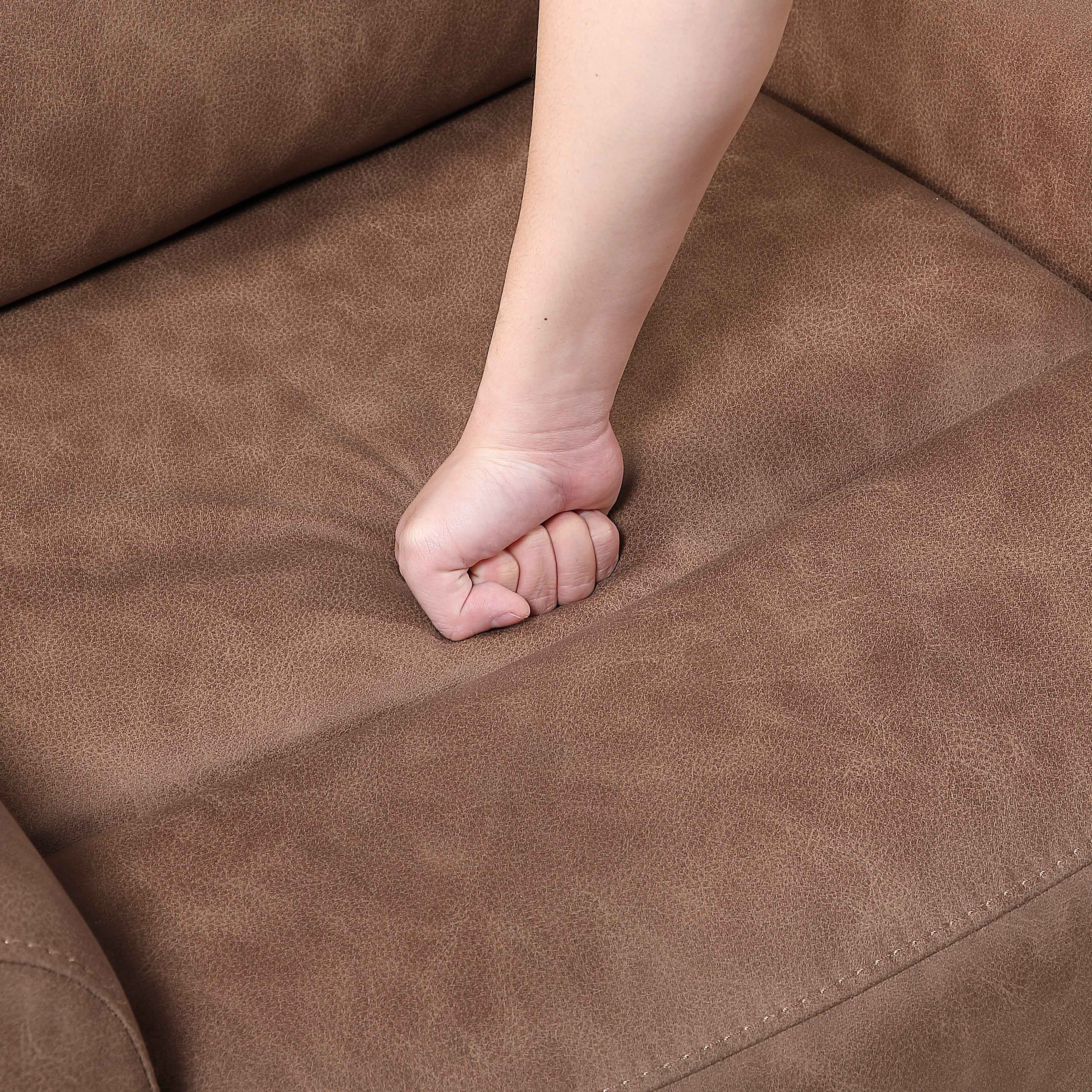 Hearth Brown Double Reclining Loveseat with Center Console - Image 7
