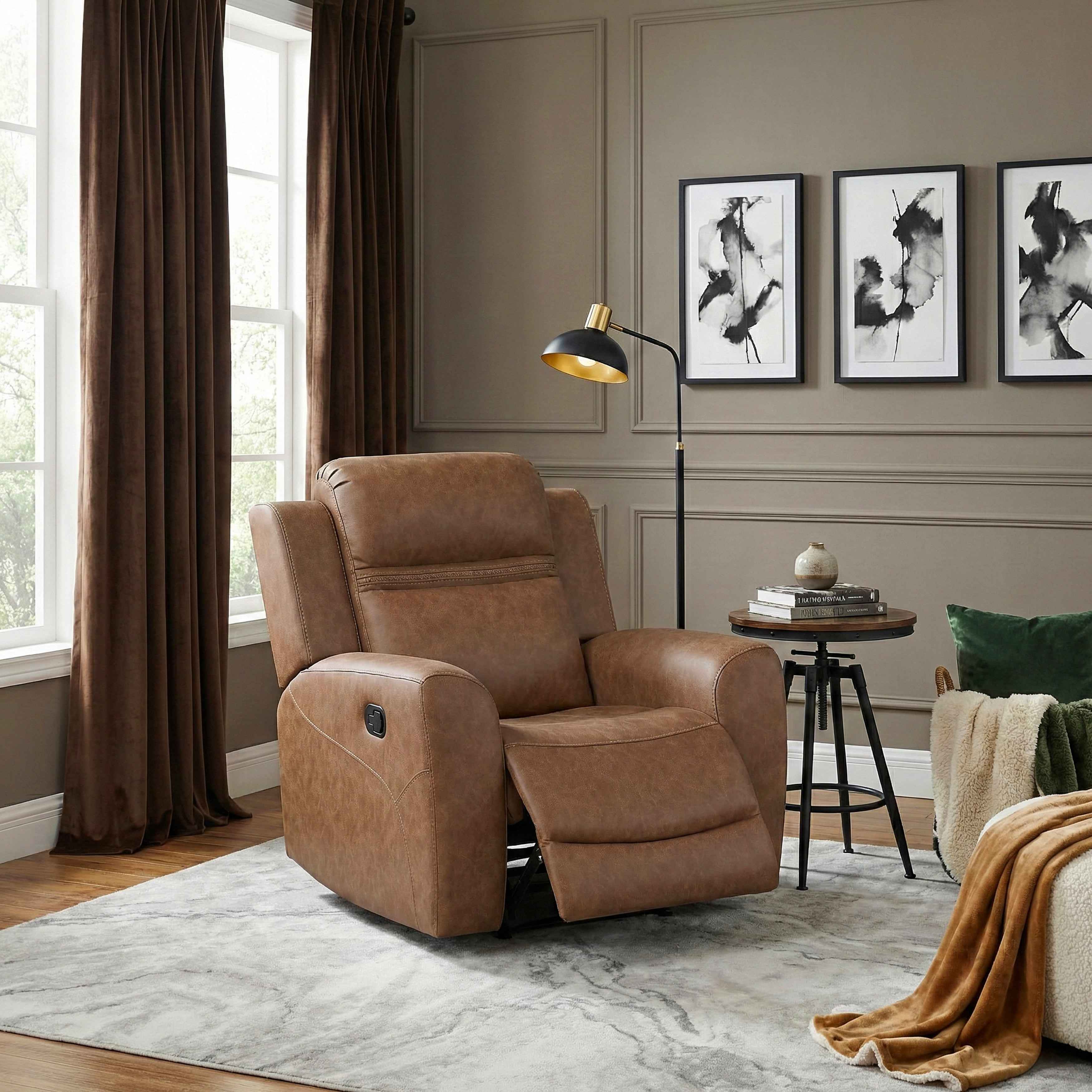 Hearth Brown Reclining Chair - Image 19