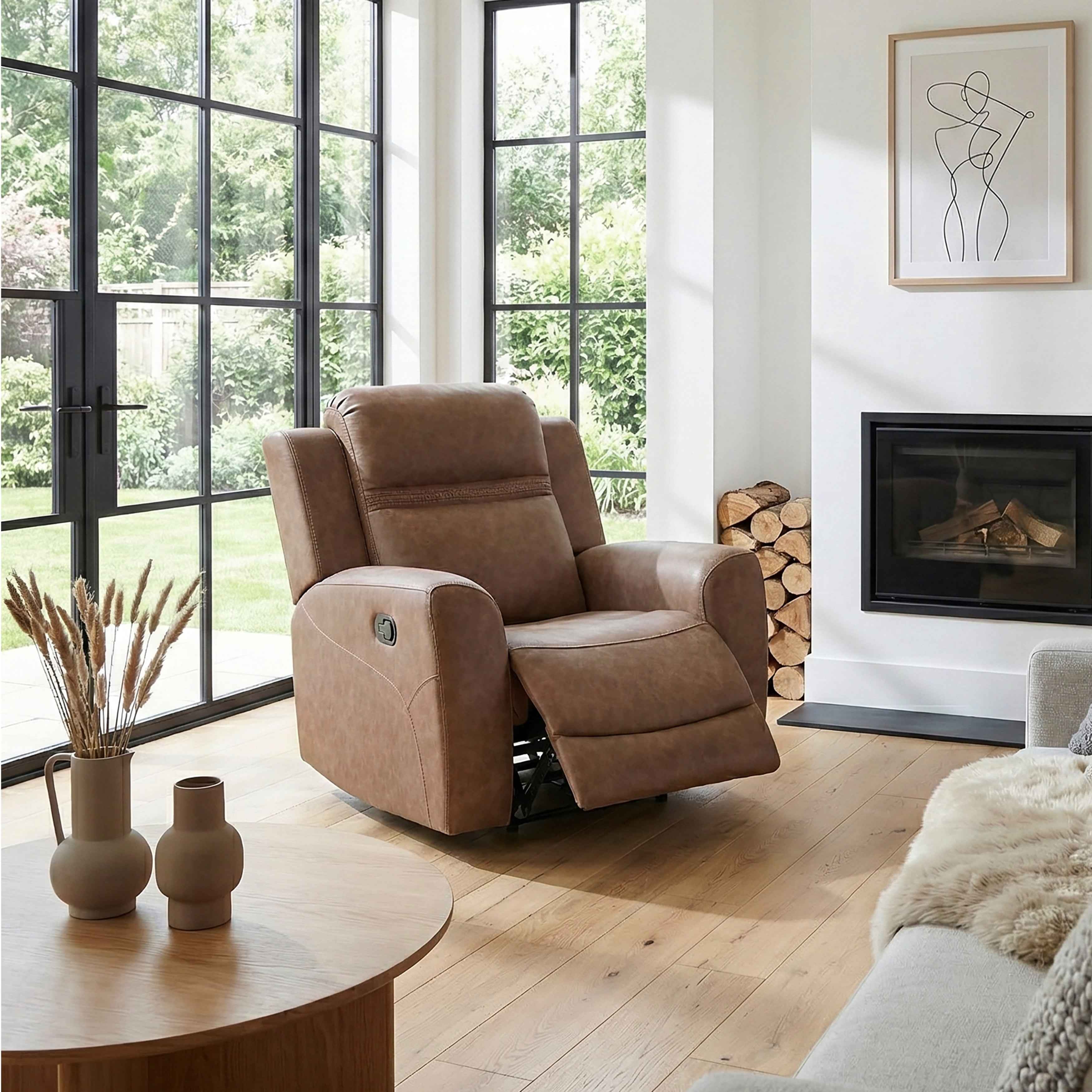Hearth Brown Reclining Chair - Image 20