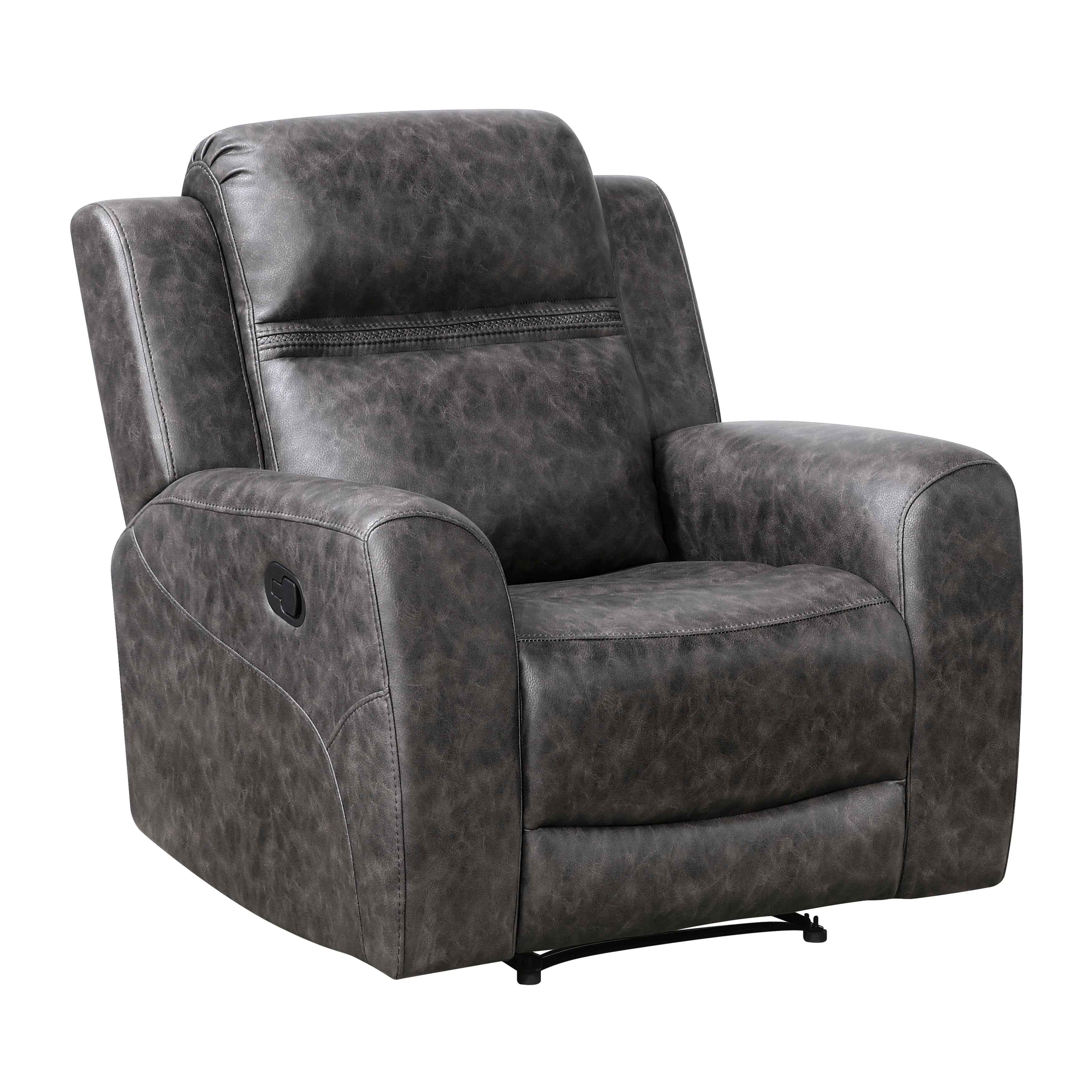 Hearth Charcoal Reclining Chair - Image 5