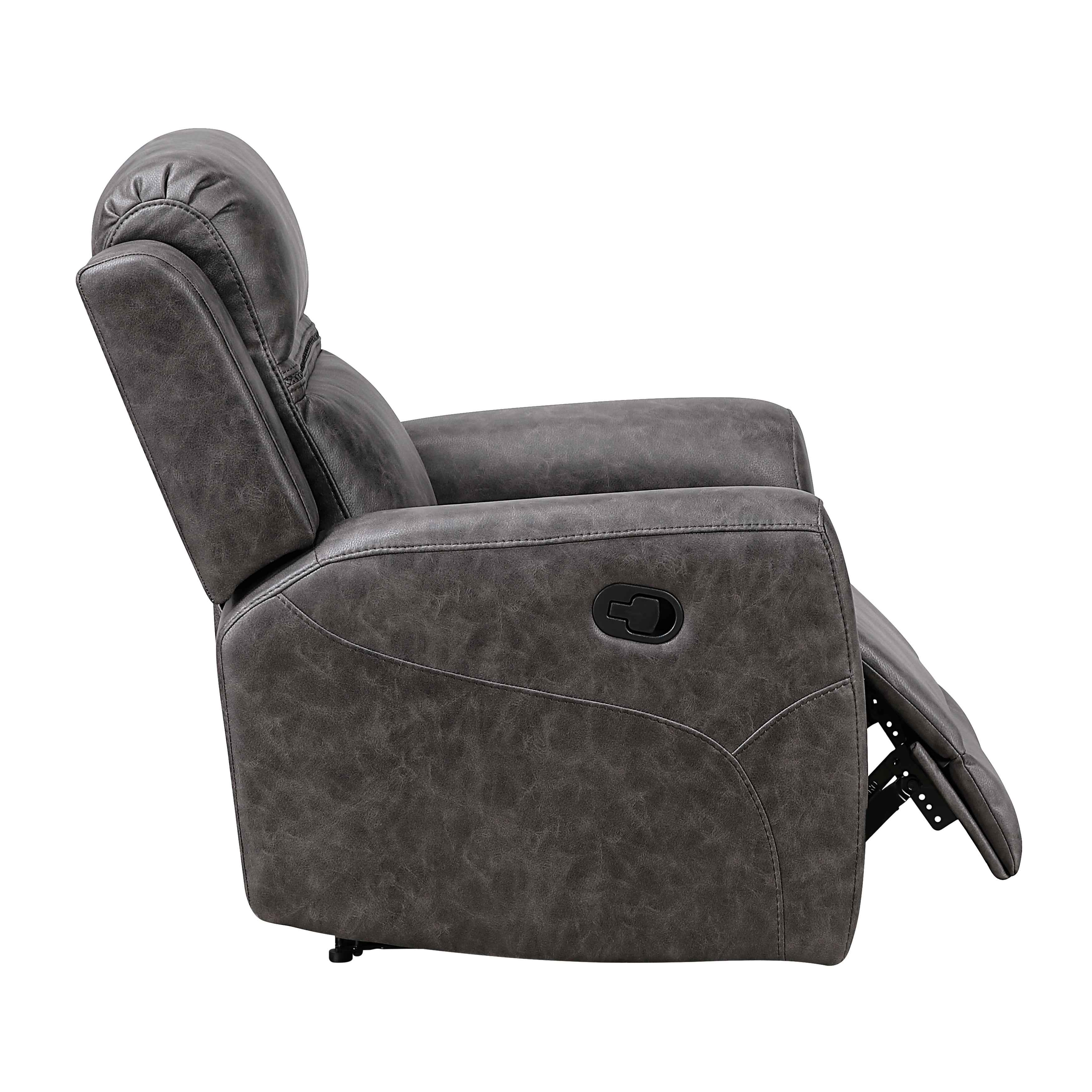 Hearth Charcoal Reclining Living Room Set - Image 13