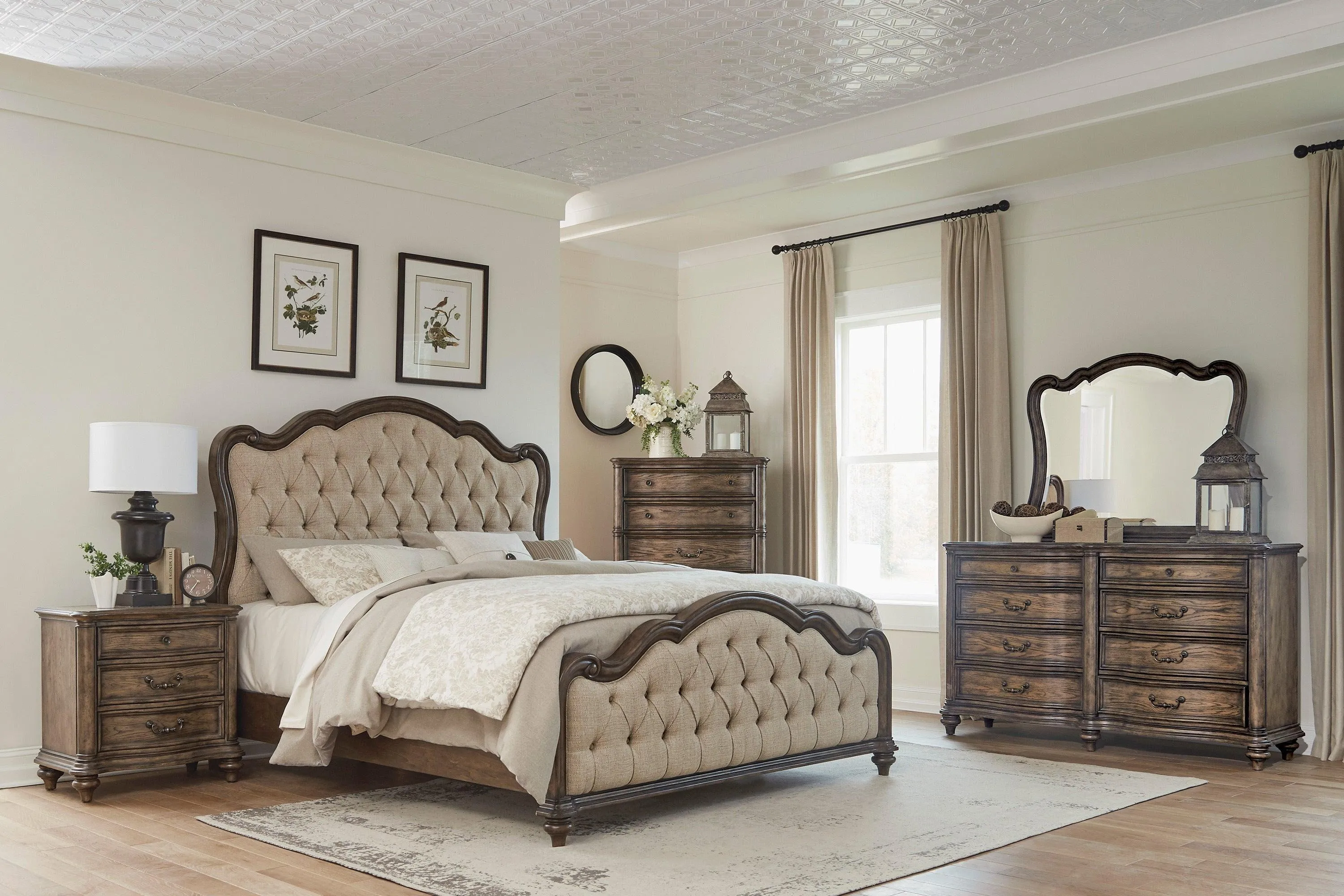 Heath Court Brown Oak Dresser - Image 2