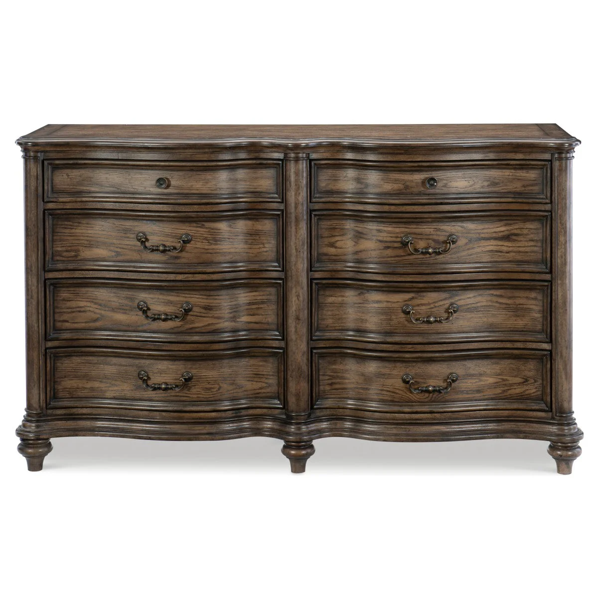 Heath Court Brown Oak Panel Bedroom Set - Image 5
