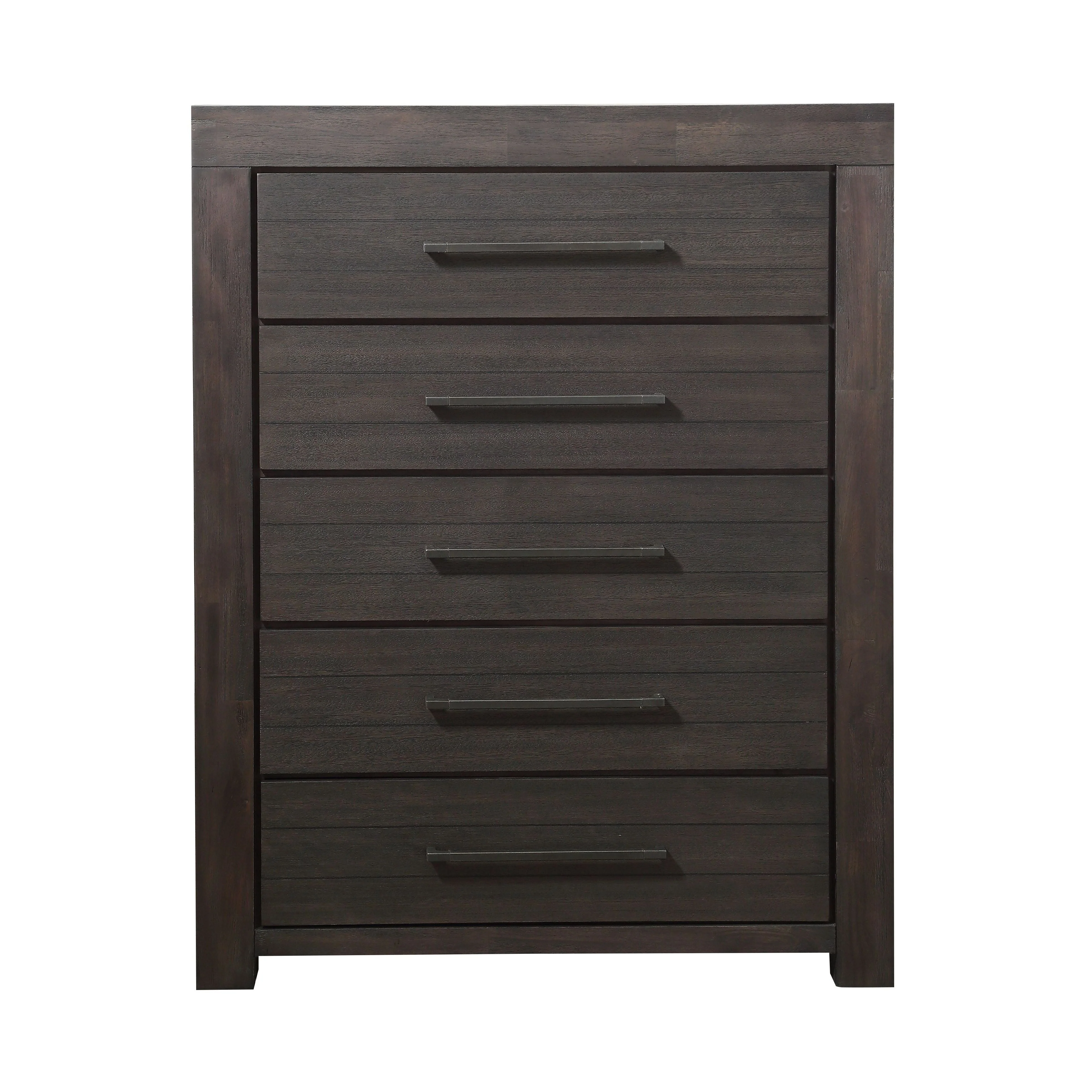 Heath Five Drawer Chest in Basalt Grey - Image 3