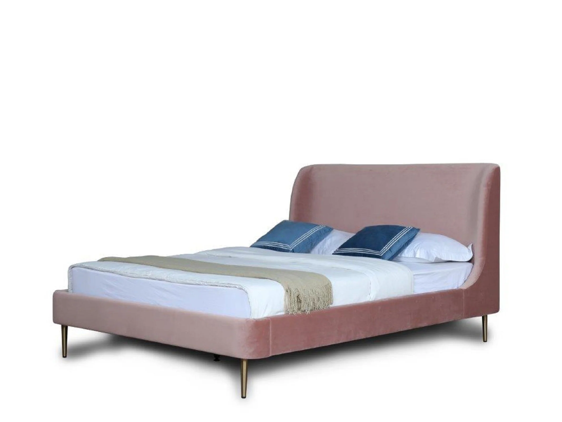 Heather Full-Size Bed in Blush
