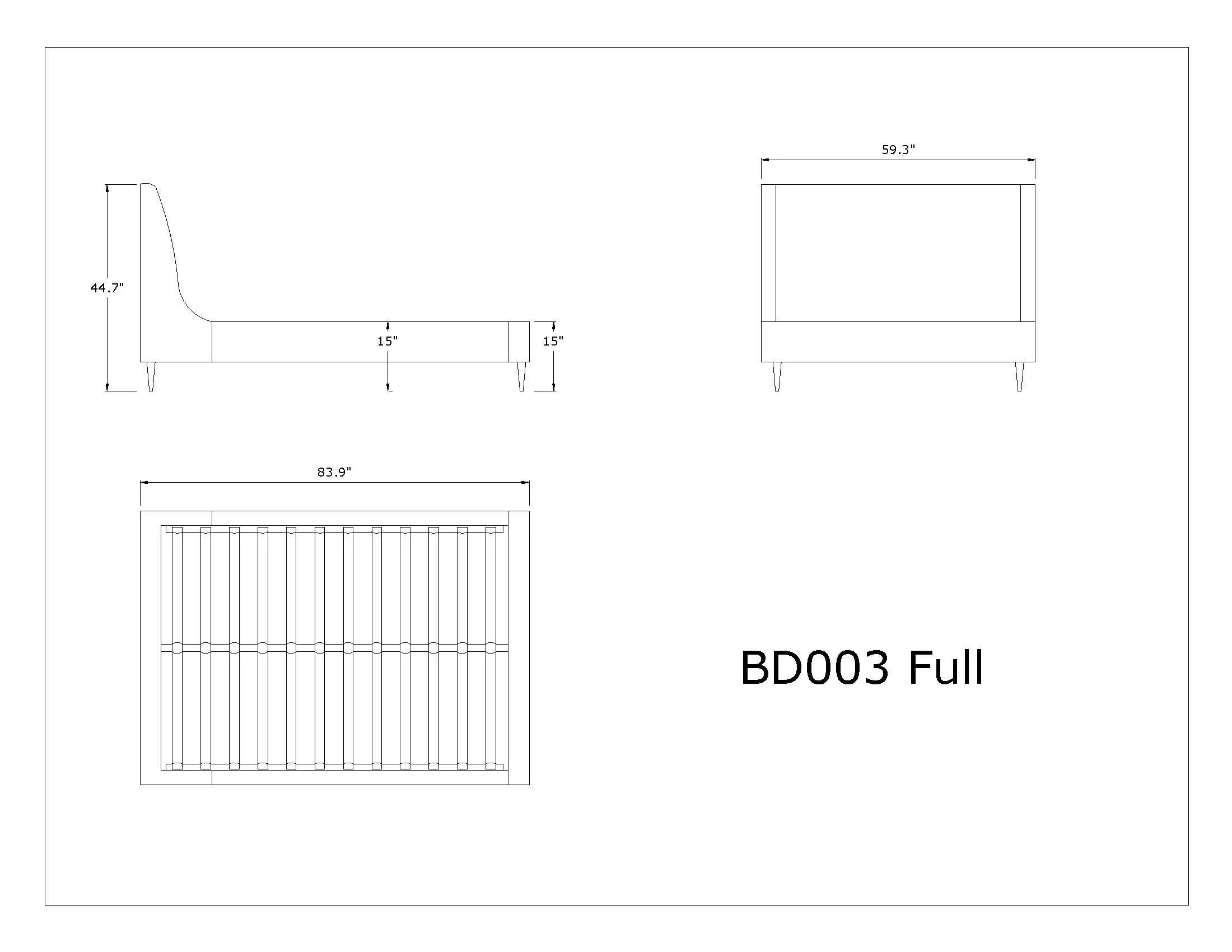 Heather Full-Size Bed in Blush - Image 3