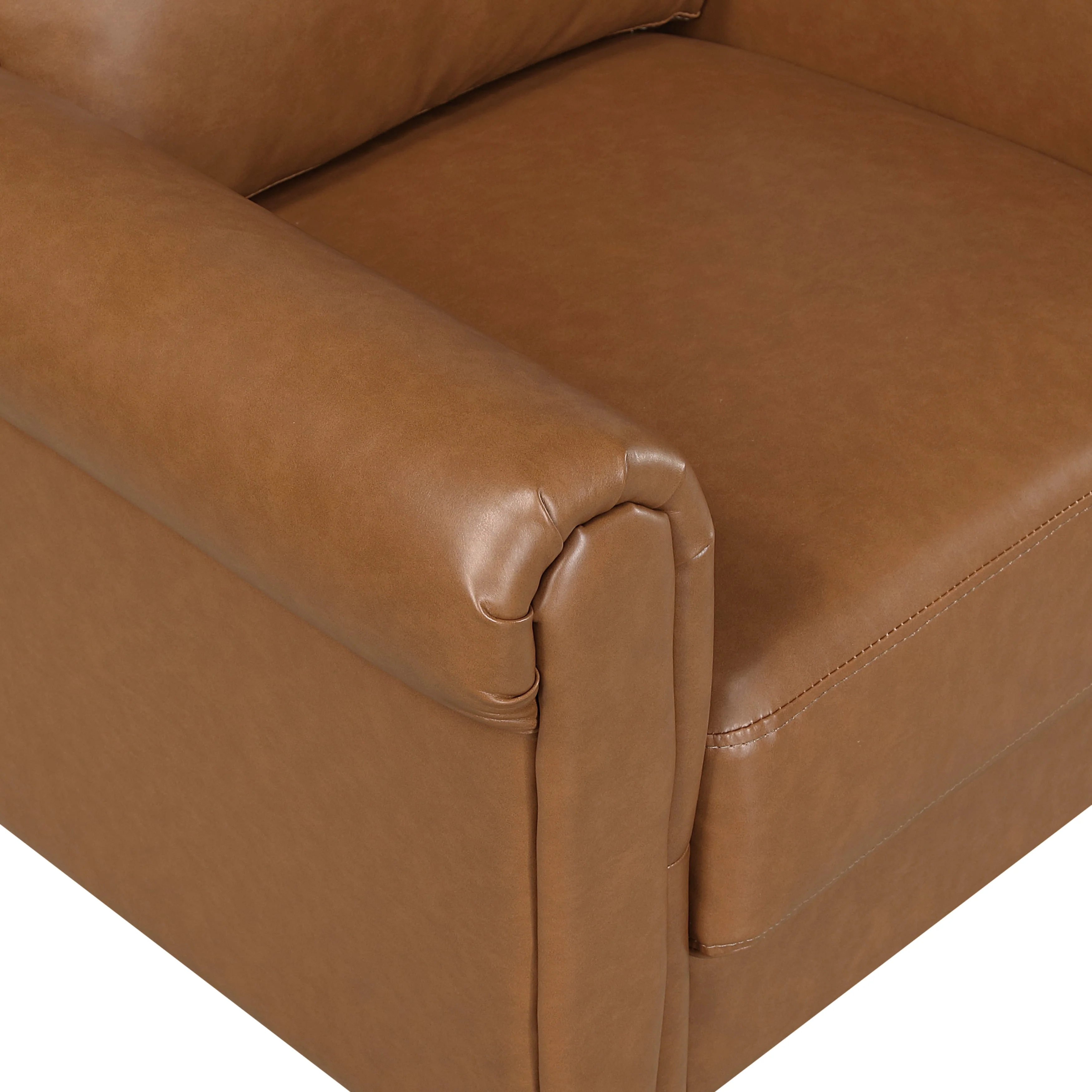 Hector Brown Loveseat - Image 5