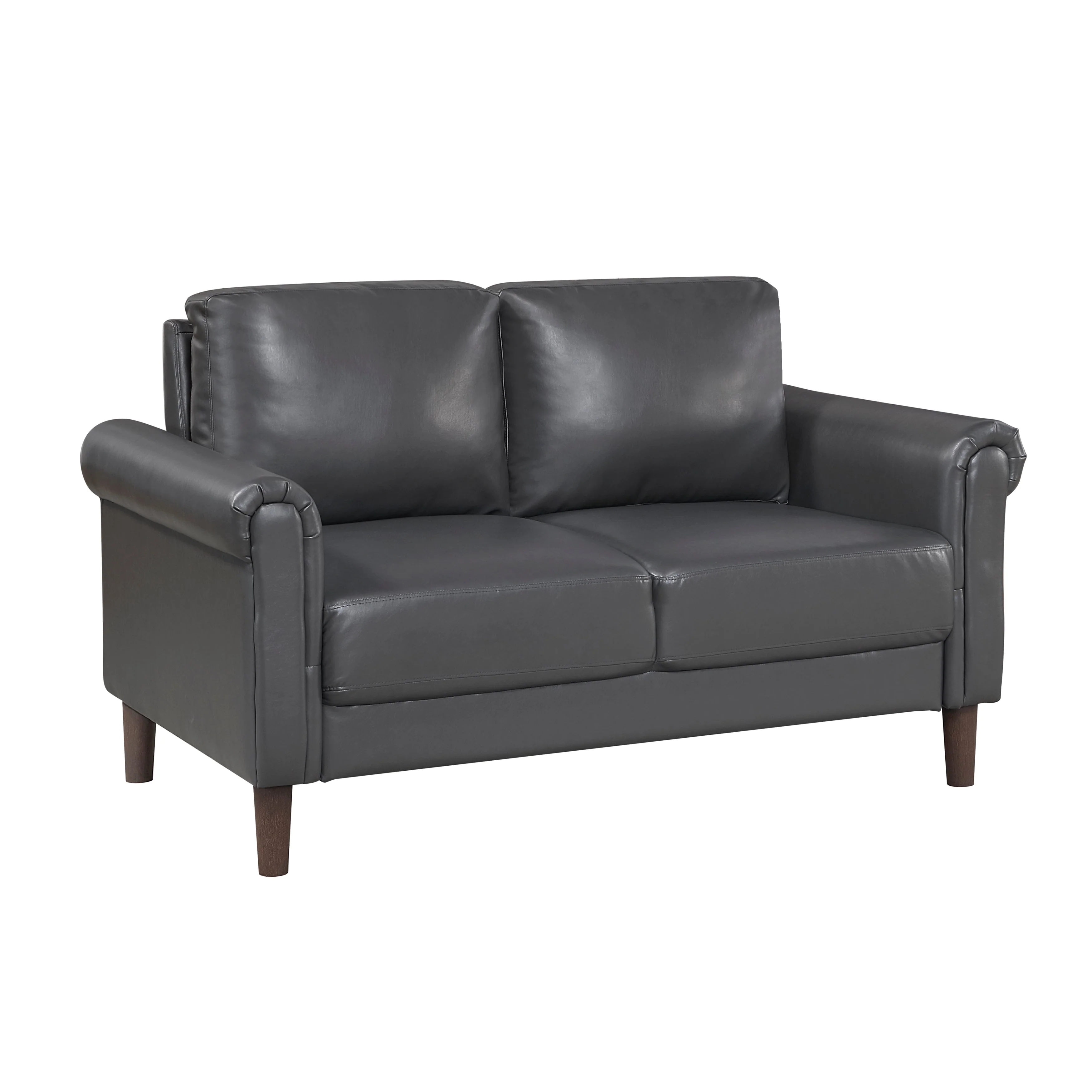 Hector Dark Gray Loveseat