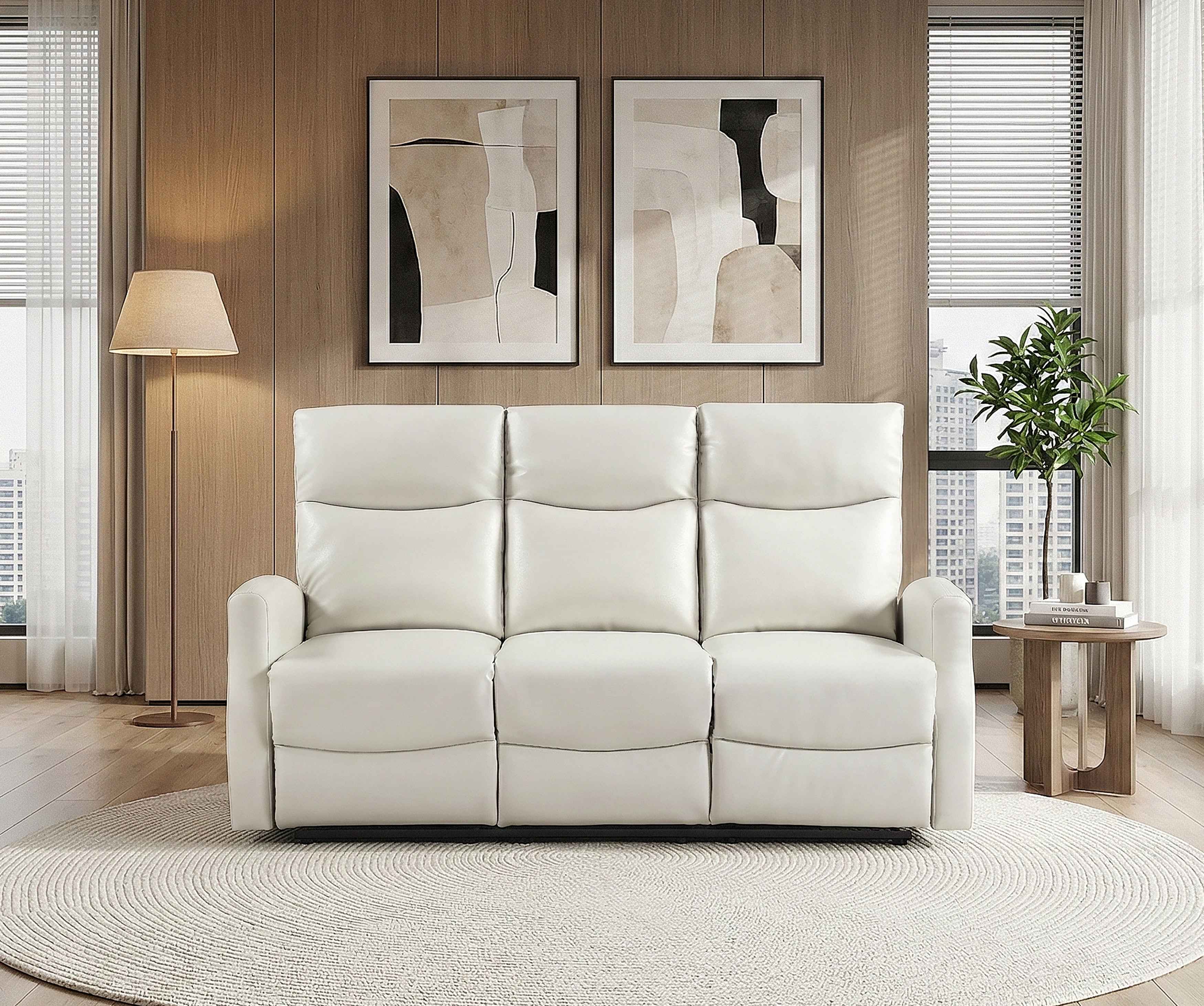 Heisley Beige 3-Piece Reclining Living Room Set - Image 22
