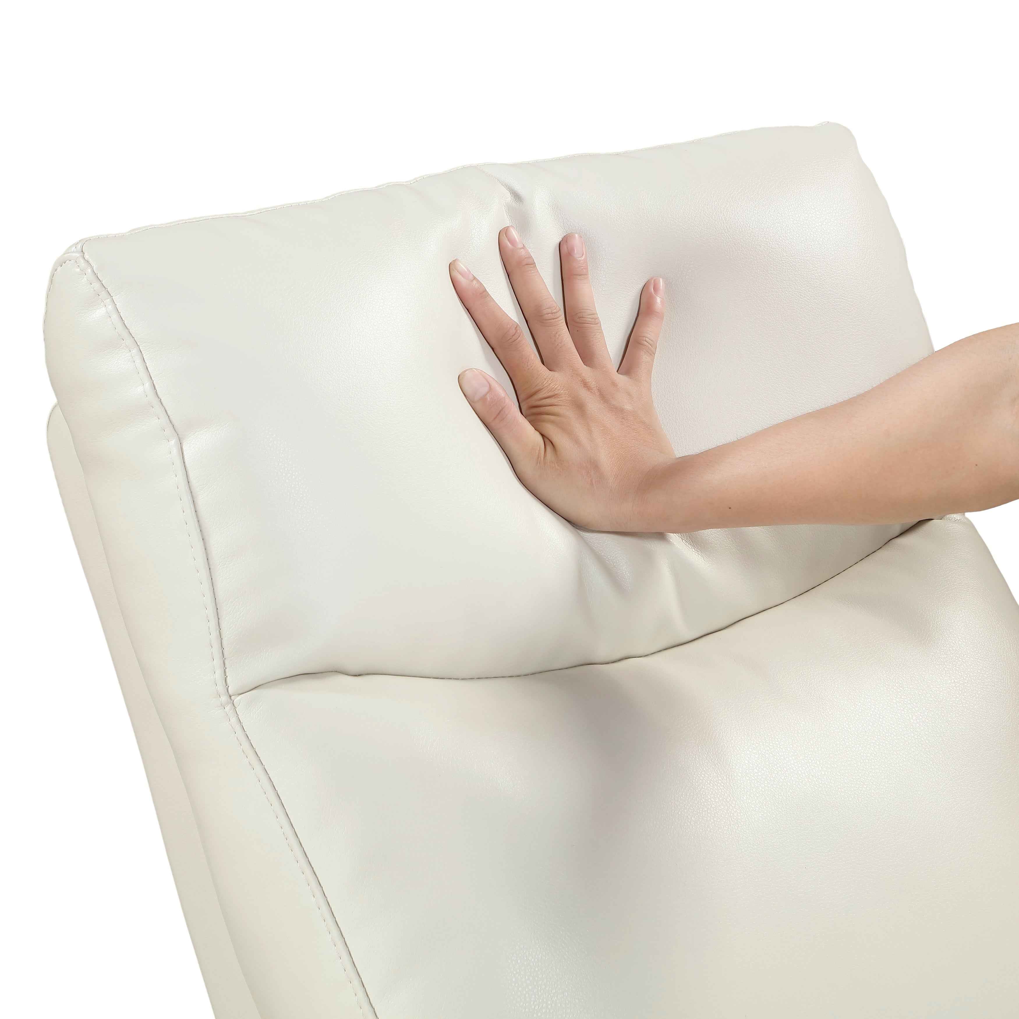 Heisley Beige Double Reclining Sofa - Image 5