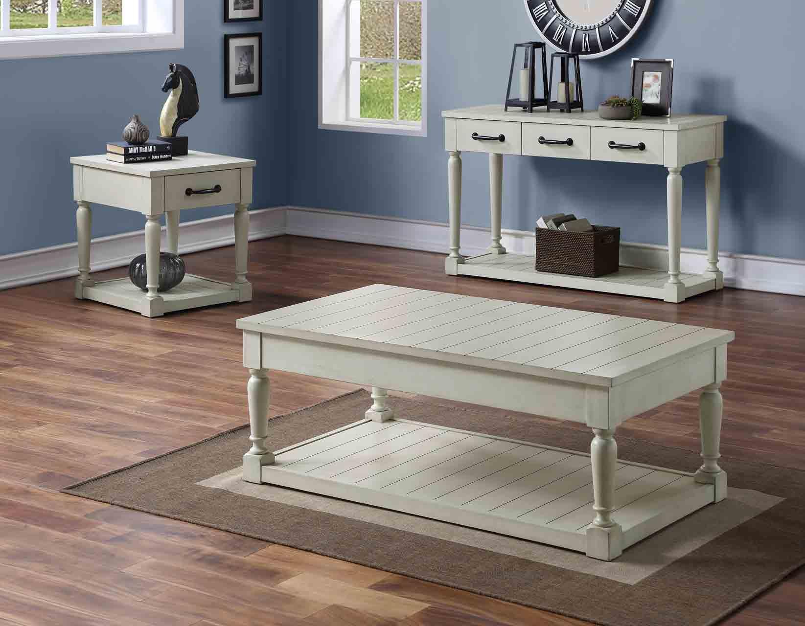 Hemingway 3-Piece Cocktail Table Set (Lift-Top Cocktail & Two End Tables) - Image 4