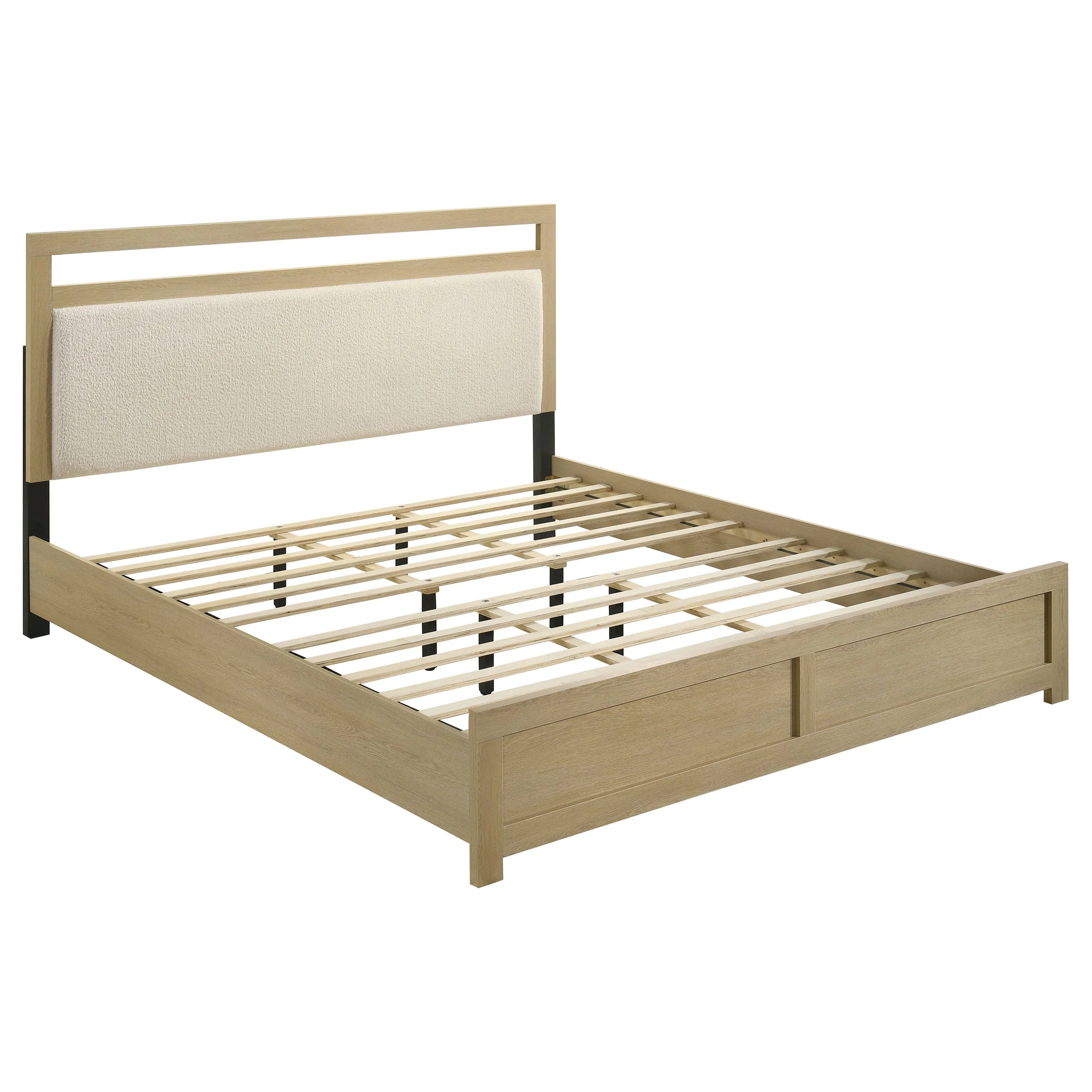 Hendricks Light Oak 5-piece Eastern King Bedroom Set - Image 2