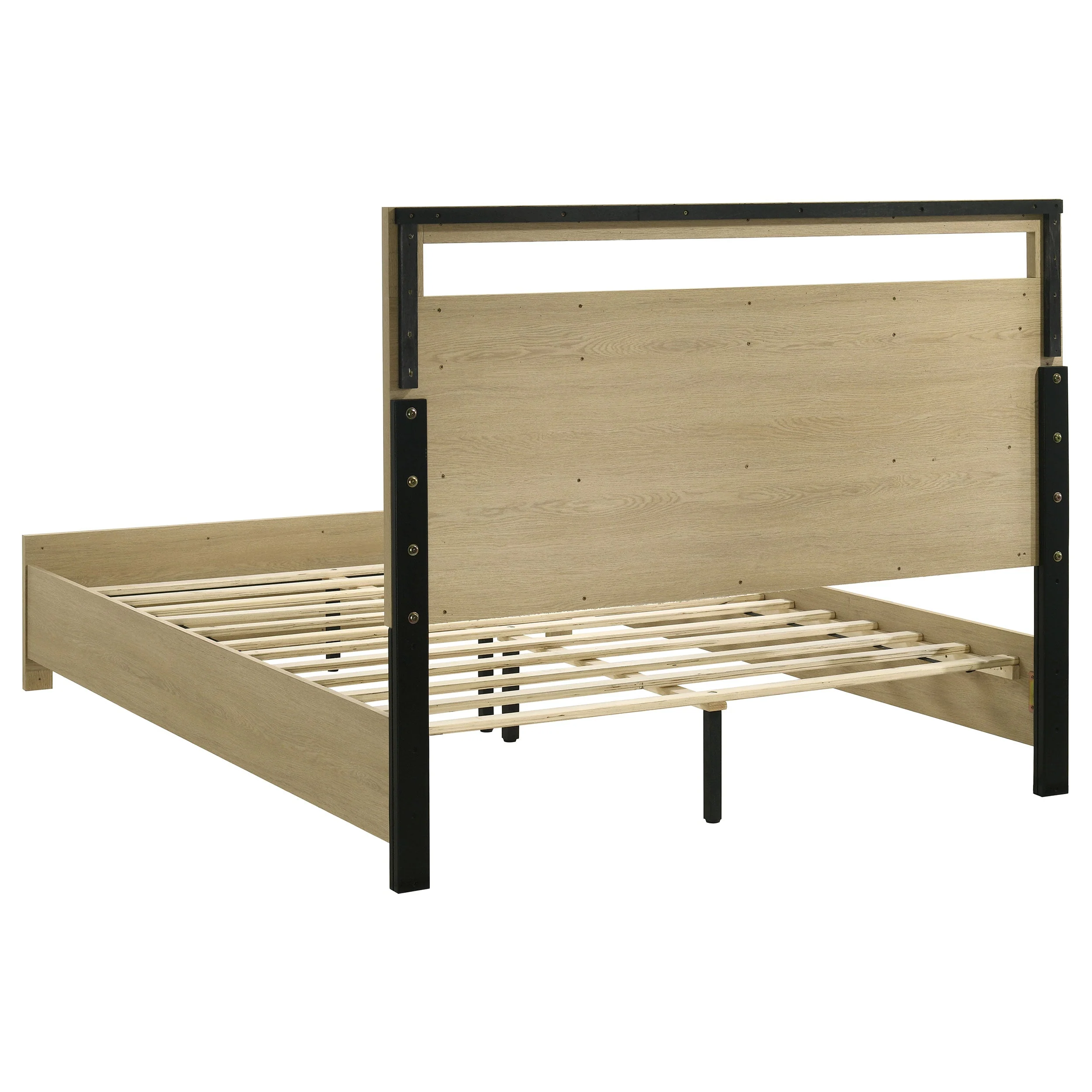 Hendricks Light Oak 5-piece Queen Bedroom Set - Image 3
