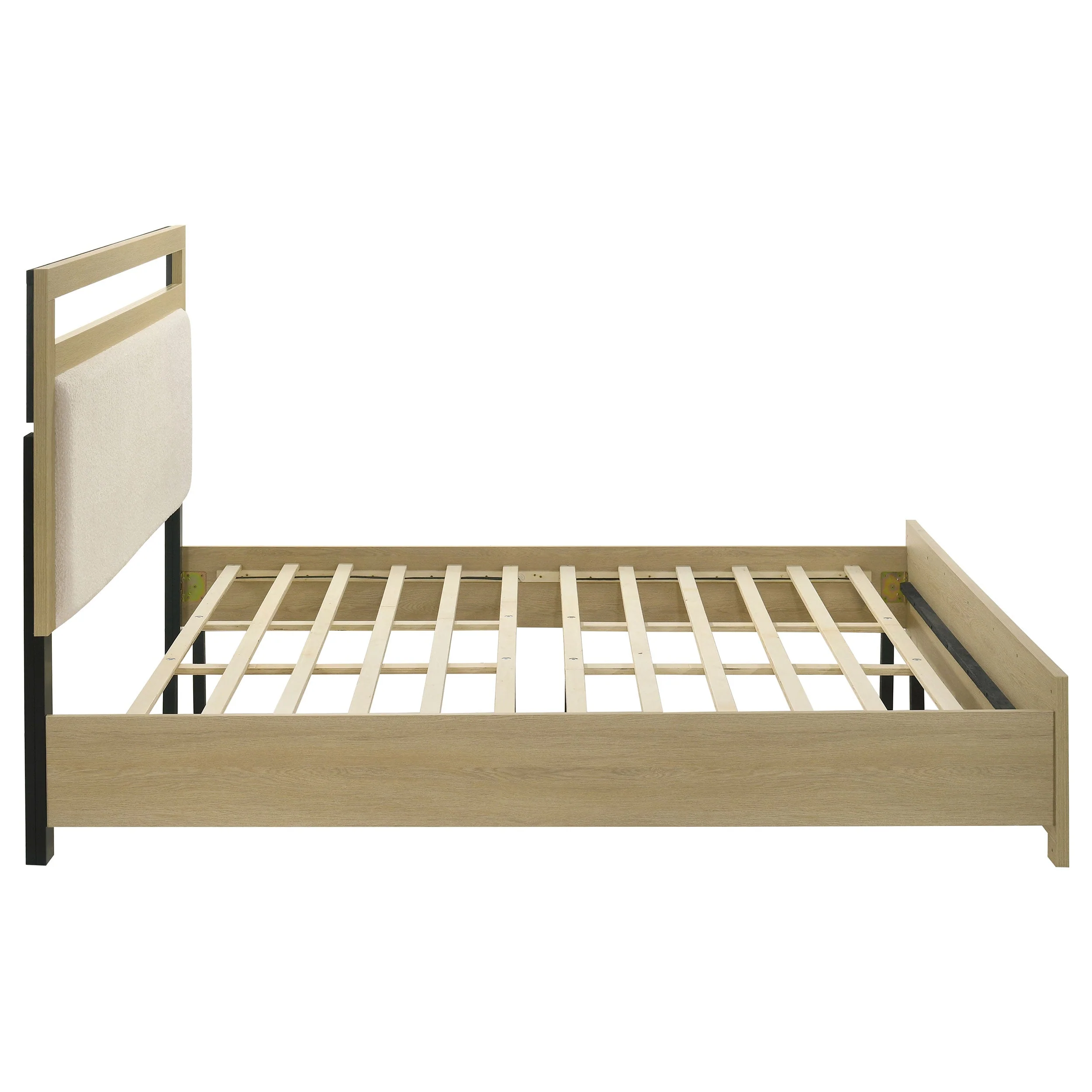 Hendricks Light Oak California King Panel Headboard Platform Bed - Image 5