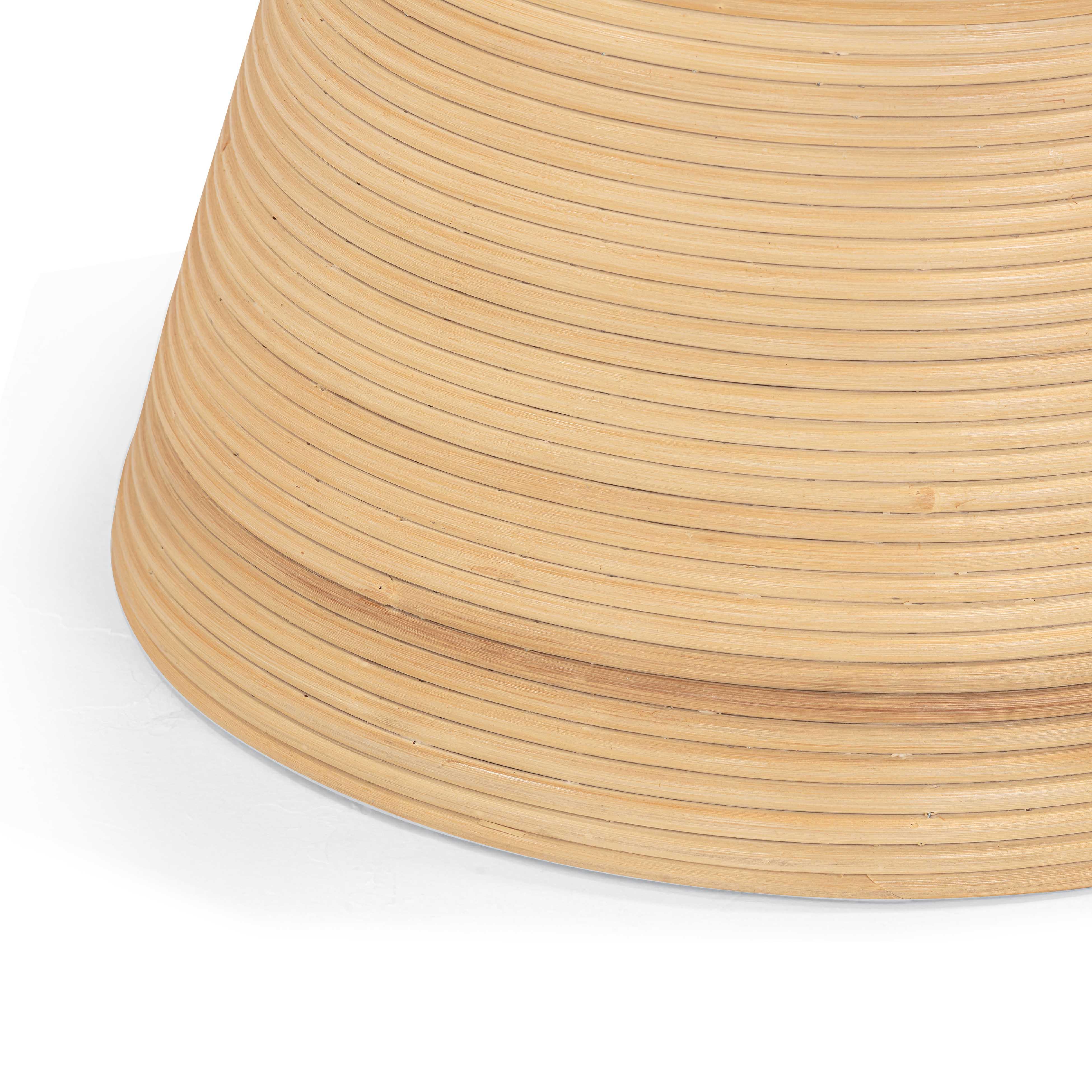 Henri Natural Rattan Side Table - Image 4
