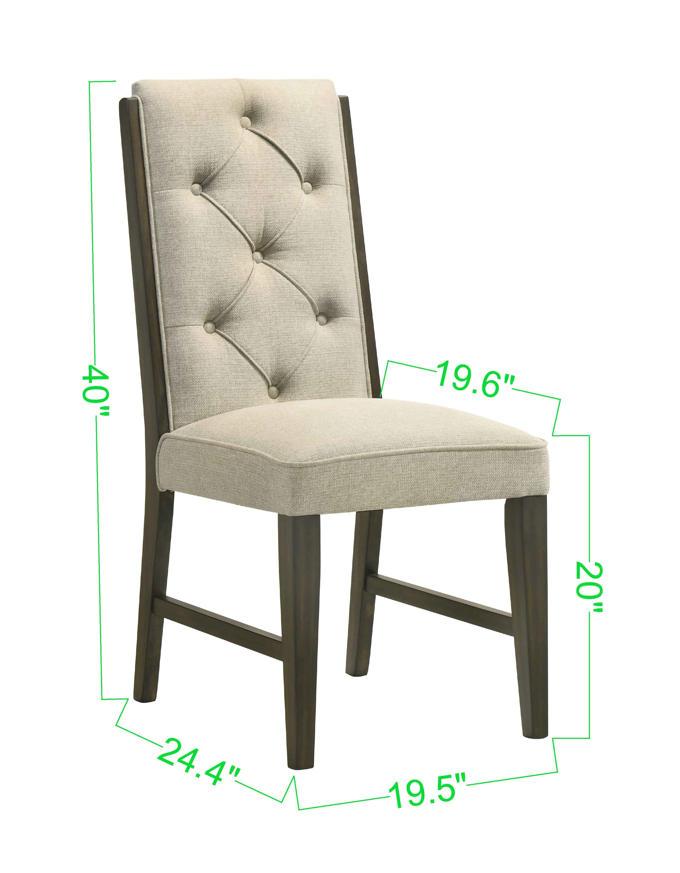 Herbert Espresso and Beige Extendable Dining Set - Image 18