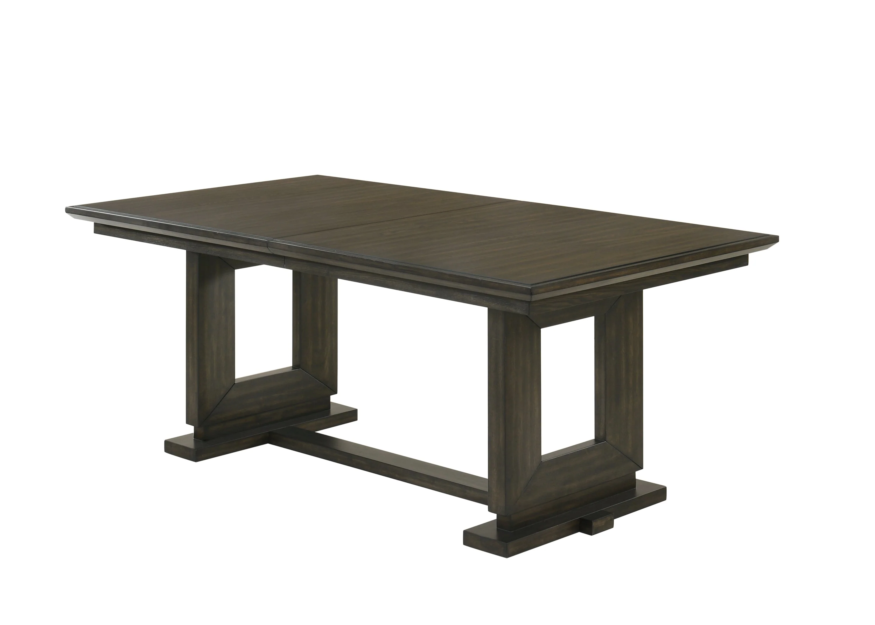 Herbert Espresso and Beige Extendable Dining Set - Image 4