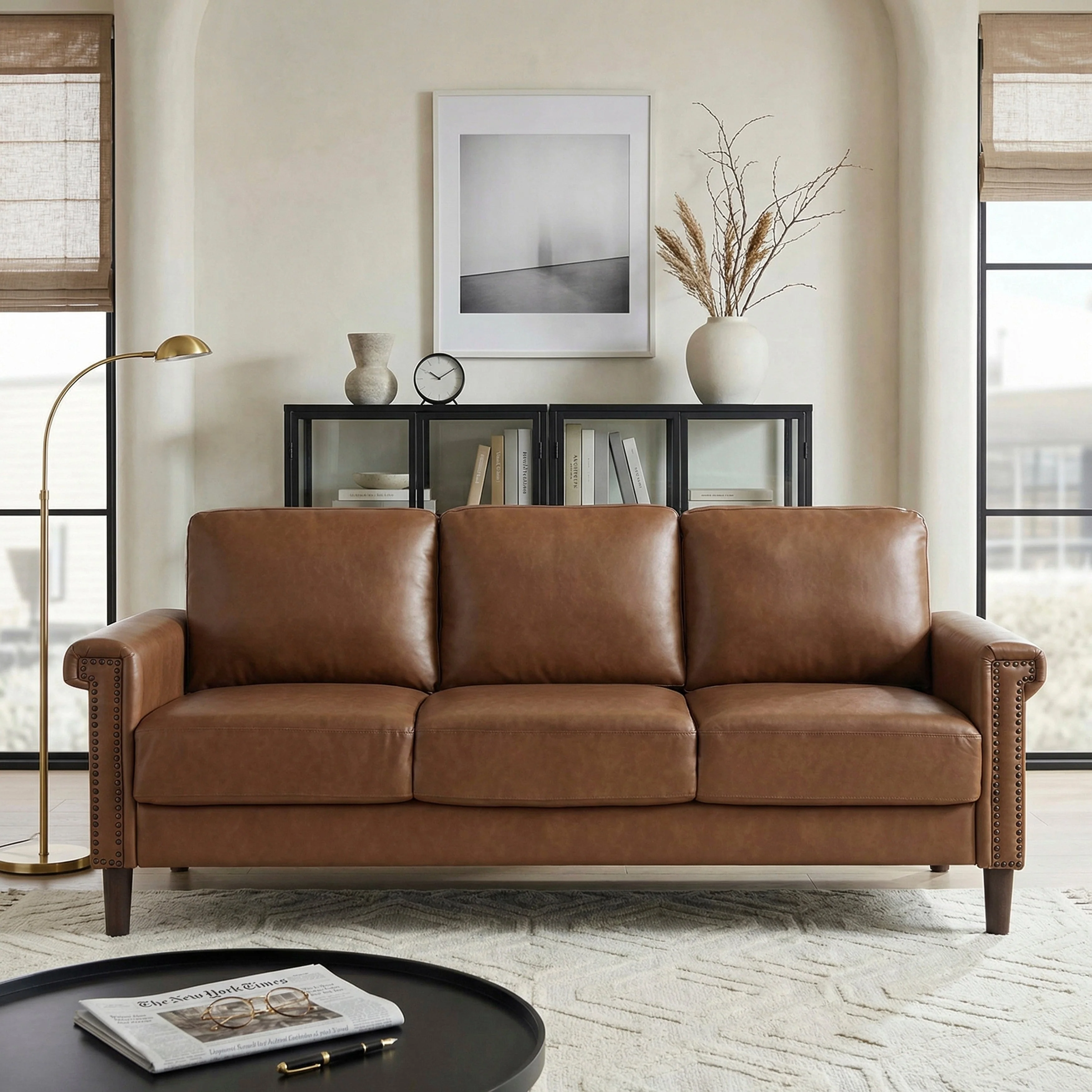 Heritage Chocolate 3-Piece Living Room Set - Image 5