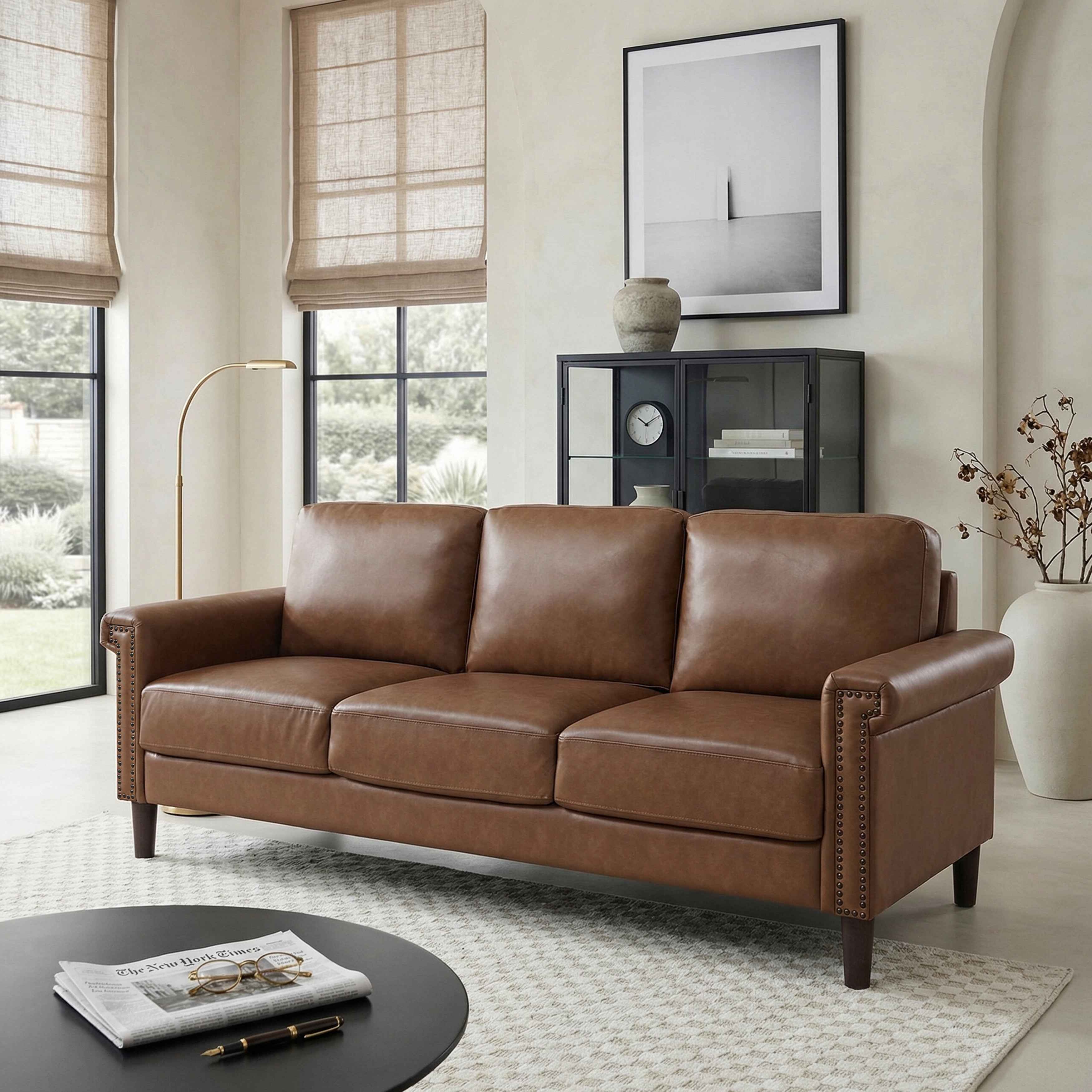 Heritage Chocolate Sofa - Image 4
