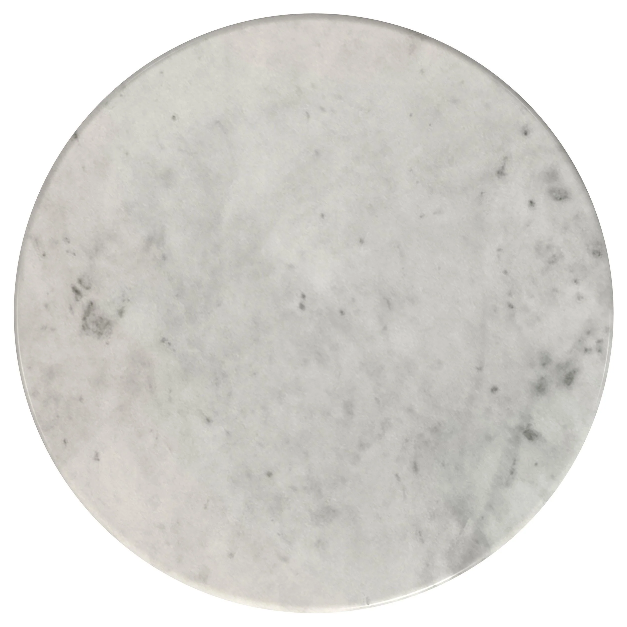 Hermas White and Black 3-Piece Round Marble Coffee and End Table Set - Image 12