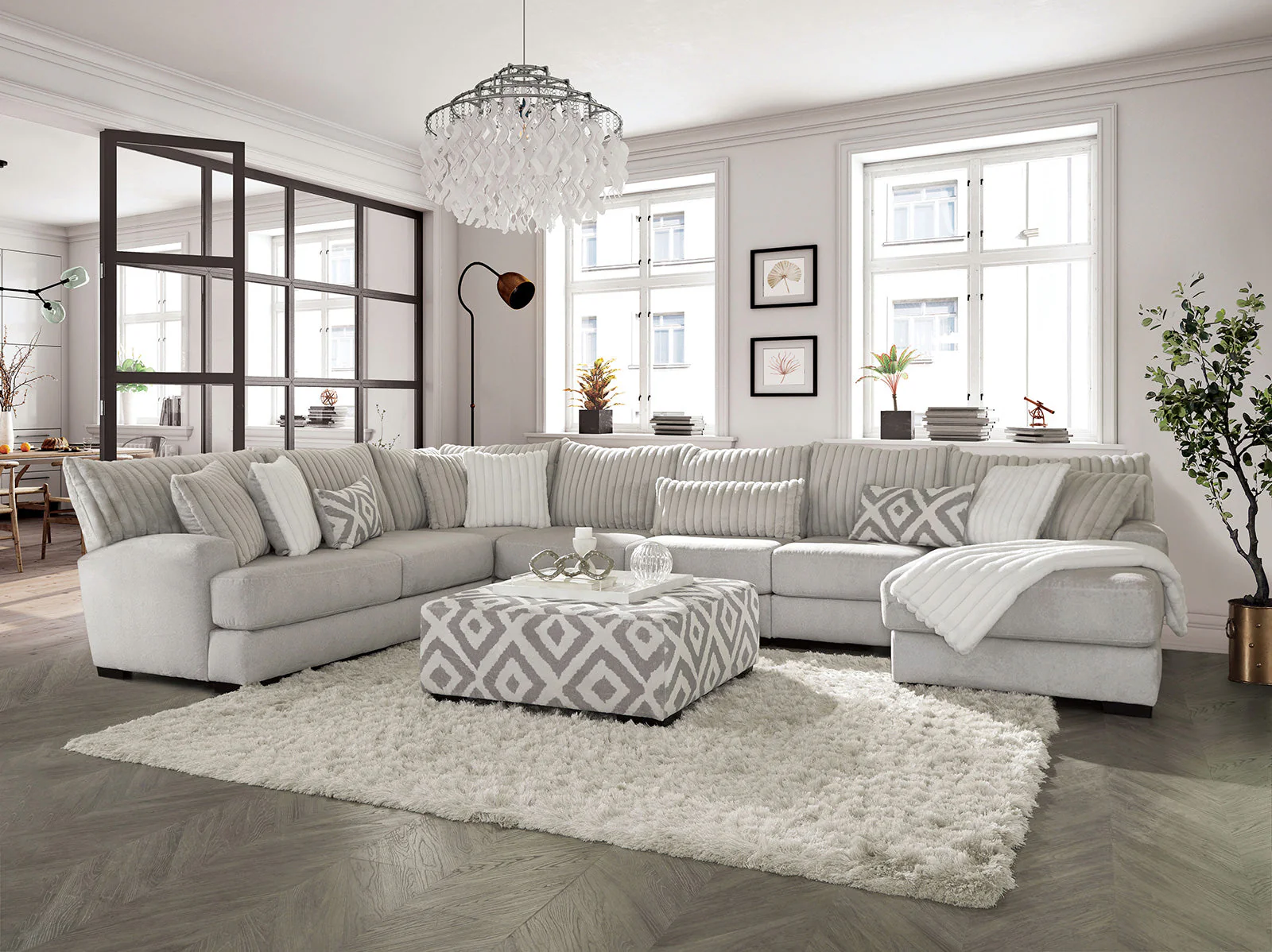 Hermiston Gray Modular Sectional - Image 2