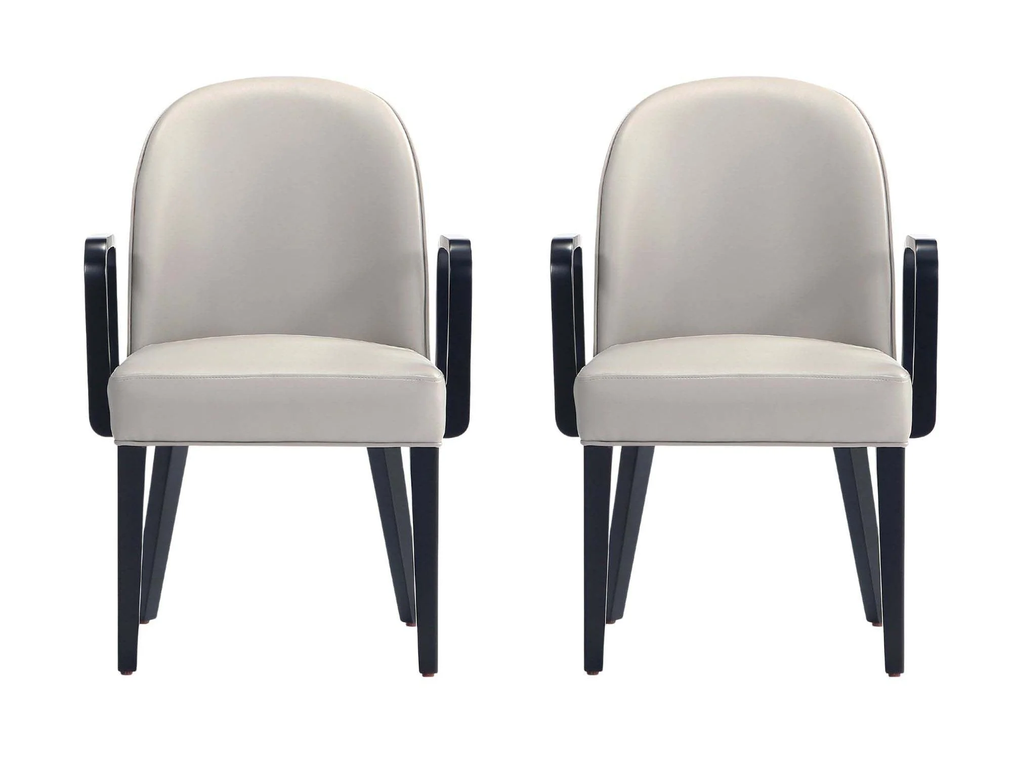 Hillman Dining Arm Chair (set of 2) in Light Grey