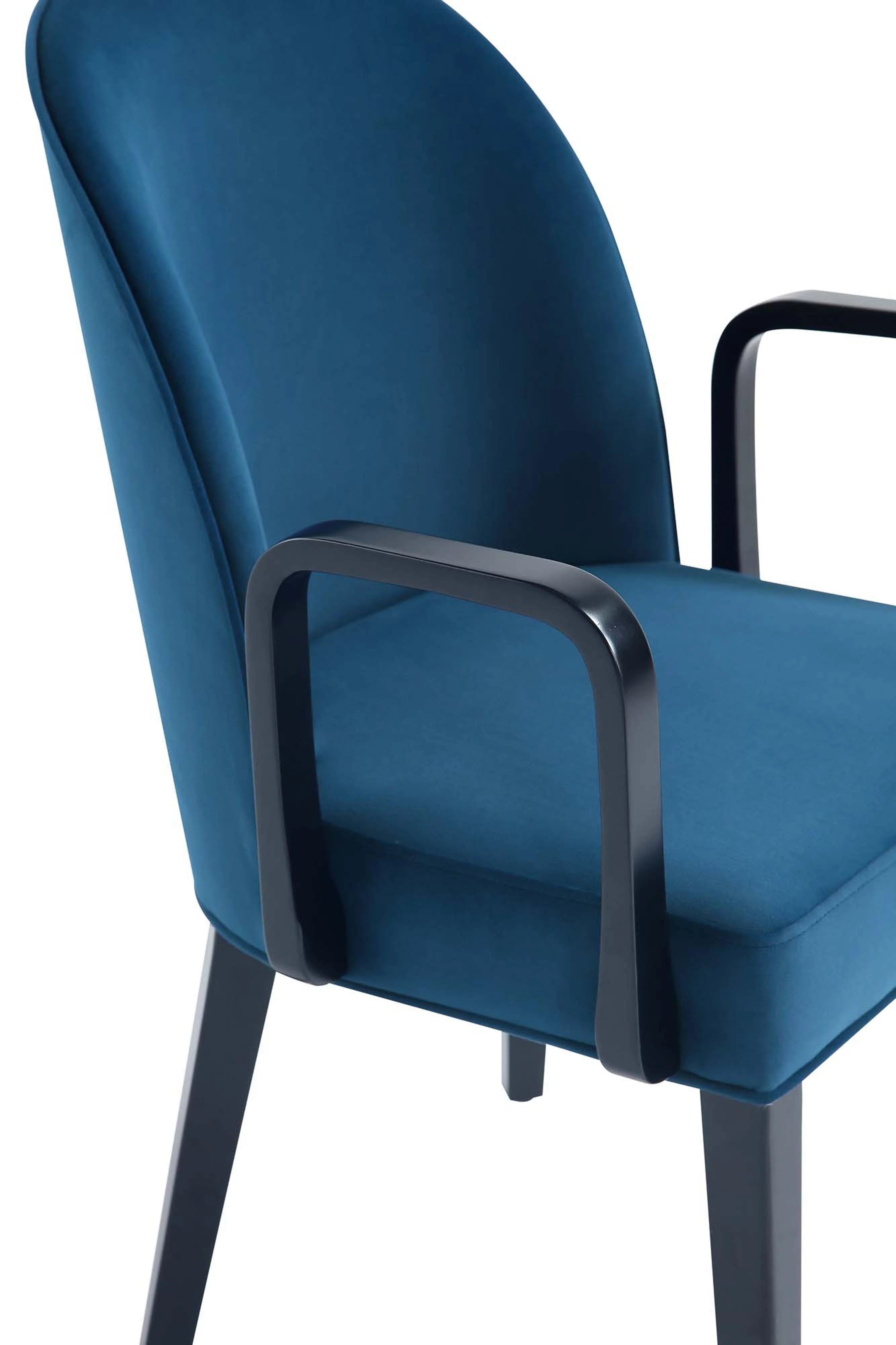 Hillman Dining Side and Arm Chairs in Light Blue - Set of 8 - Image 7