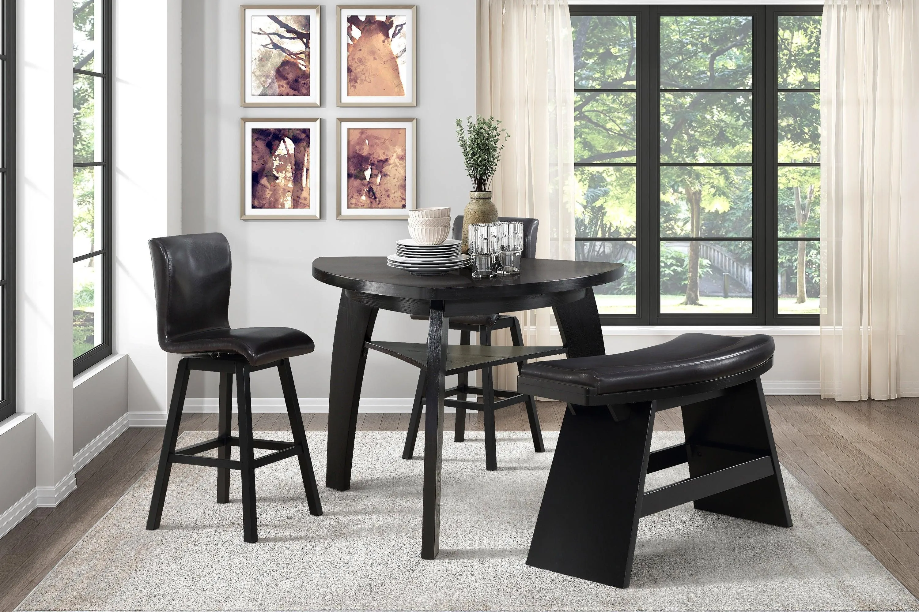 Hillshaw Espresso Pub Chair, Set of 2 - Image 3