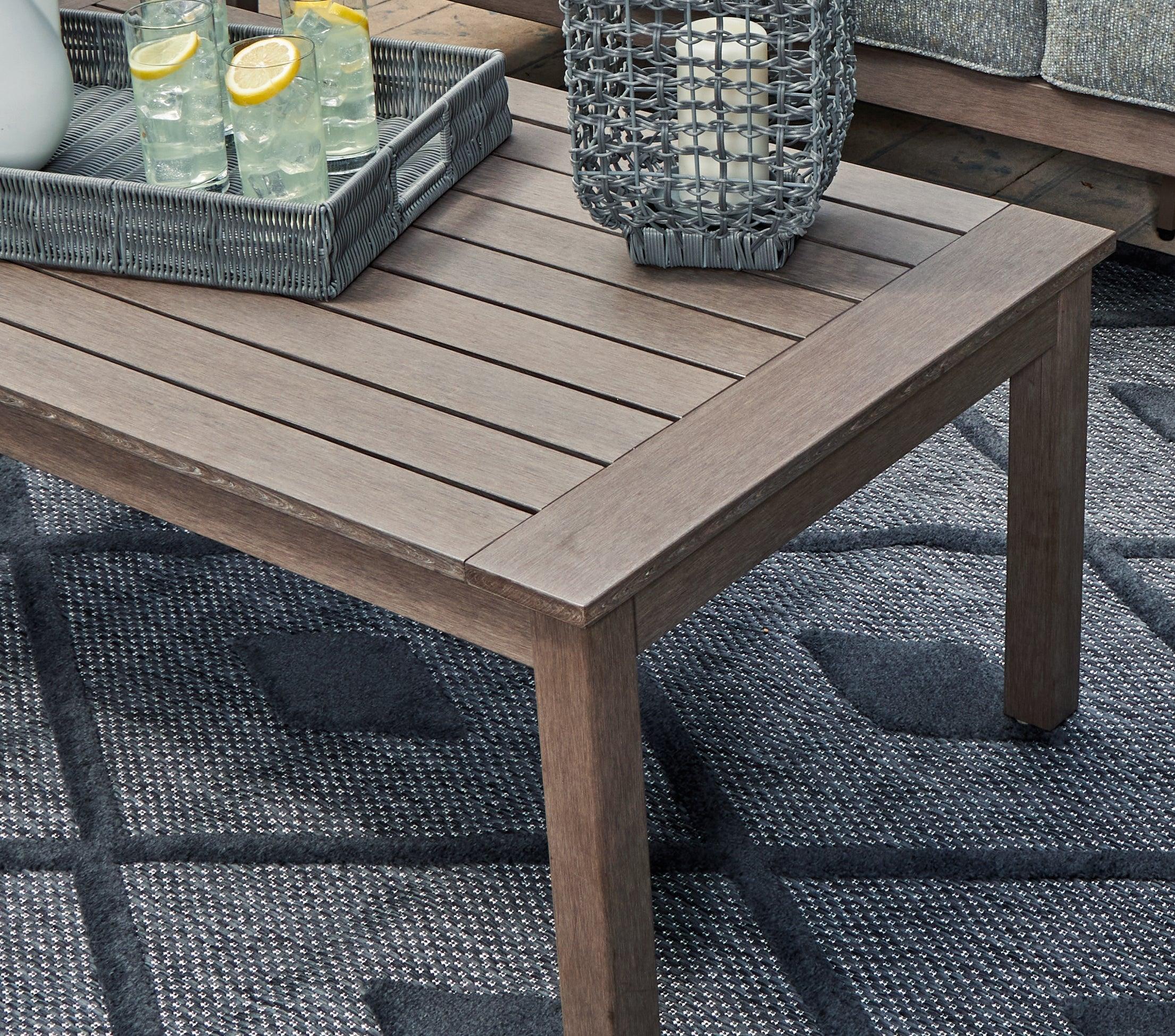 Hillside Barn Brown Outdoor Coffee Table - Image 2