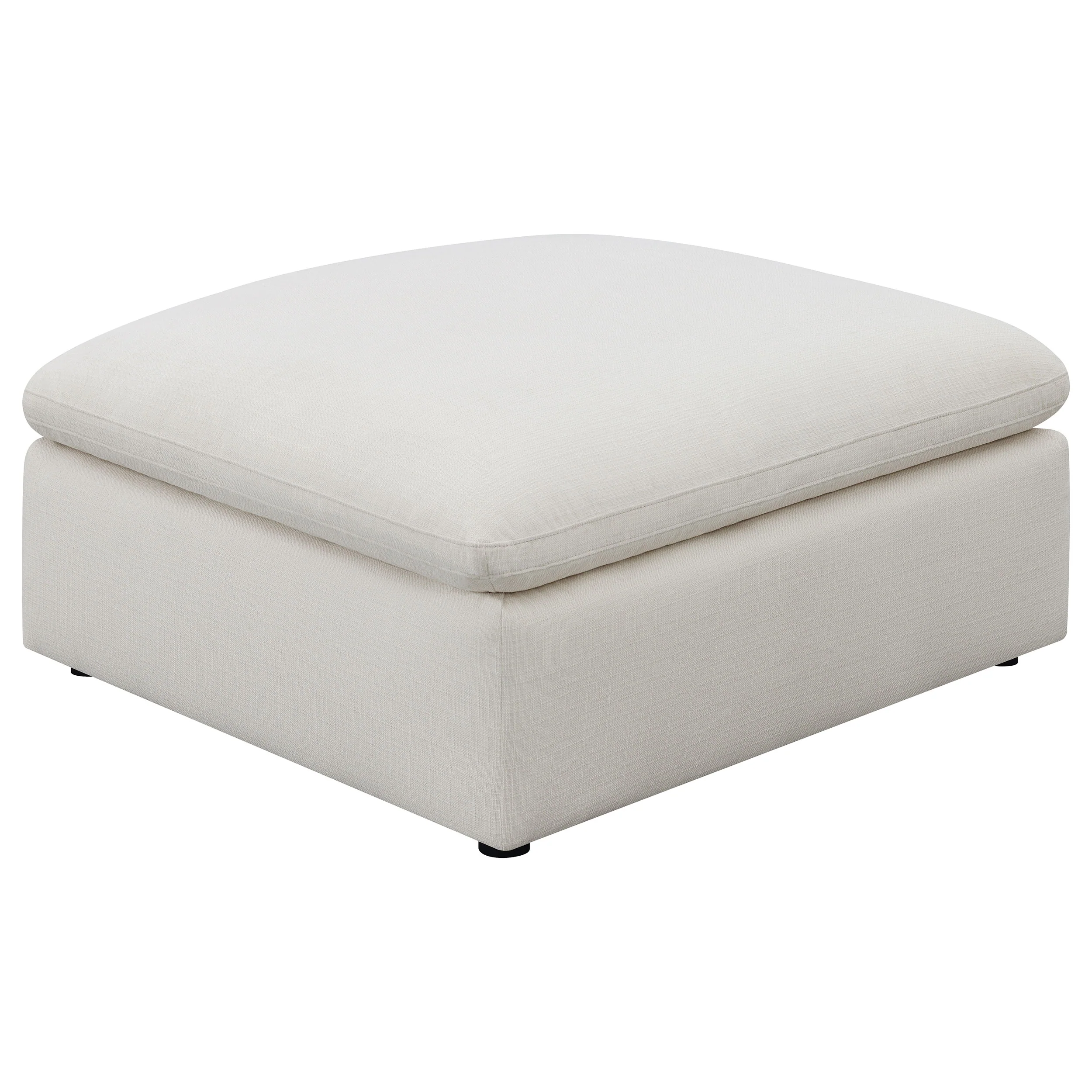 Hobson Ivory 4-piece Upholstered Modular Sectional Sofa - Image 6