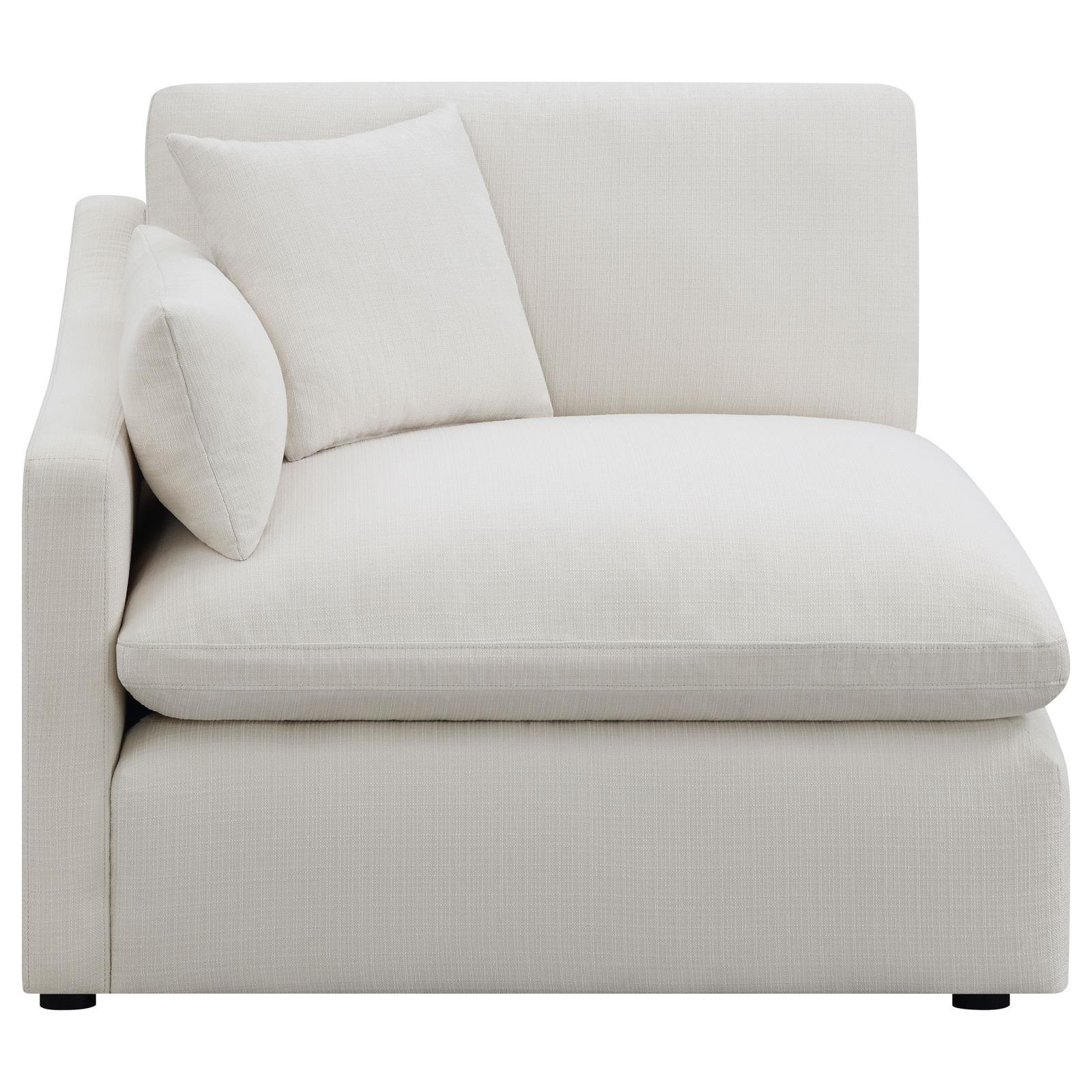 Hobson Ivory 6-Piece Upholstered Modular Sectional Sofa - Image 7