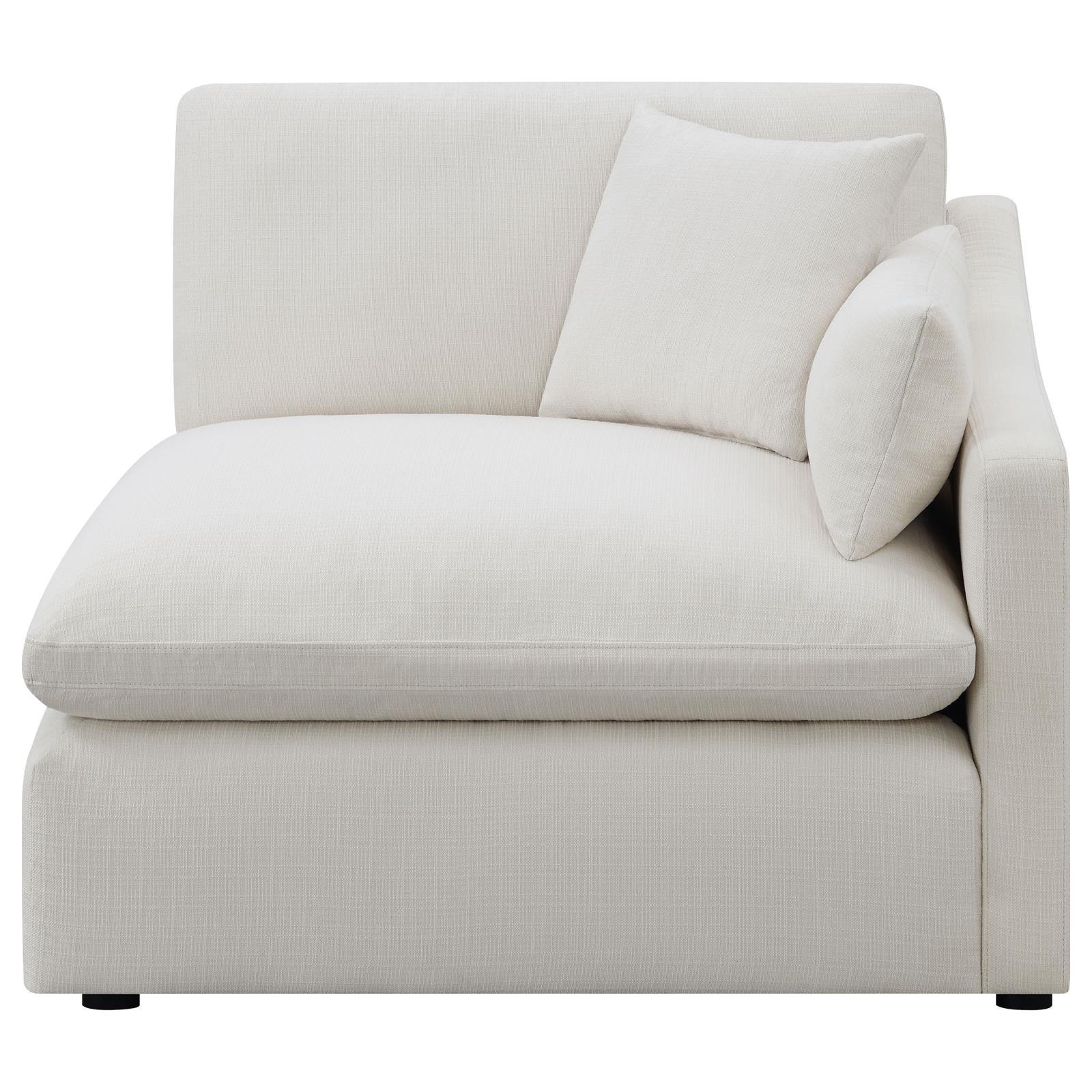Hobson Ivory 6-Piece Upholstered Modular Sectional Sofa - Image 8
