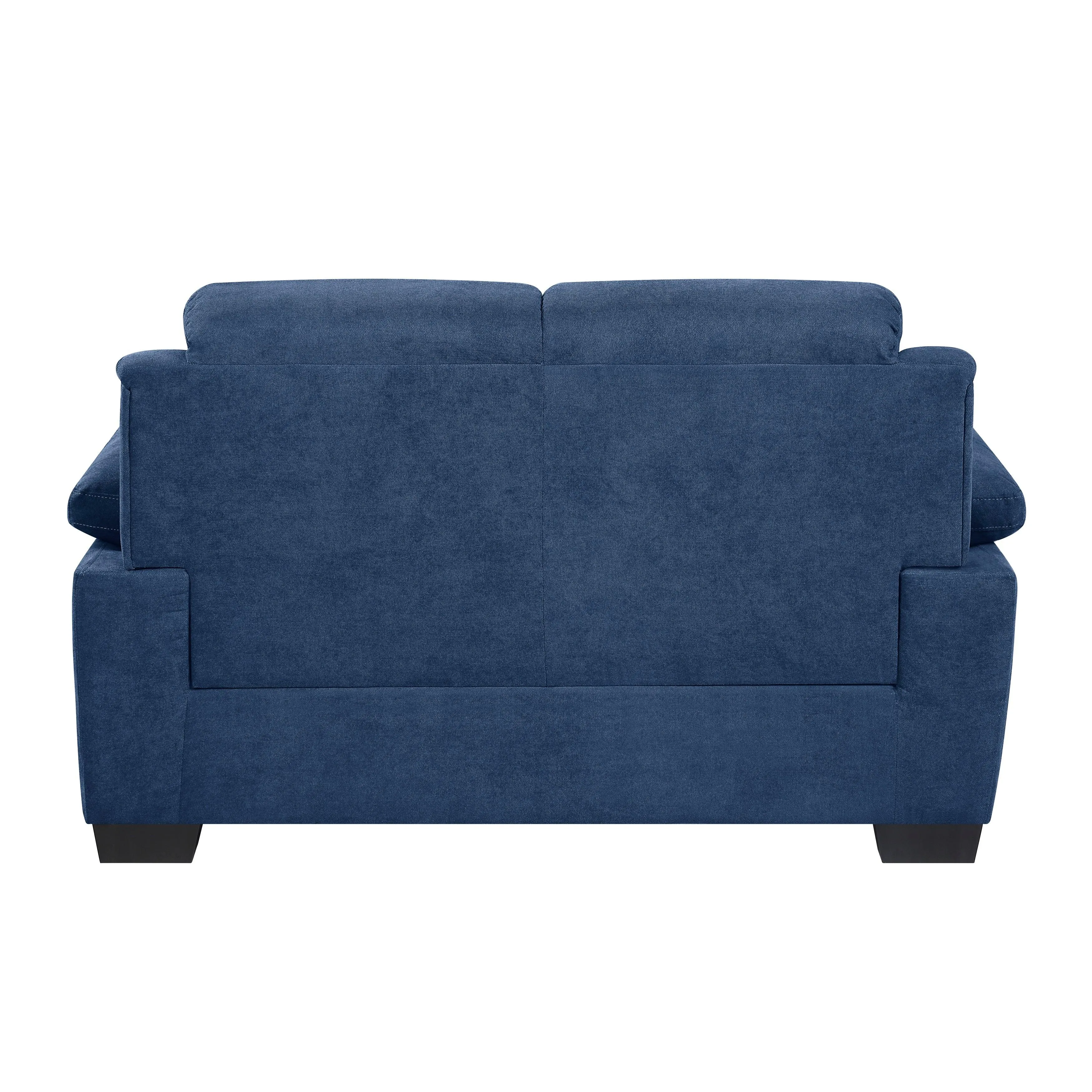 Holleman Blue Loveseat - Image 4