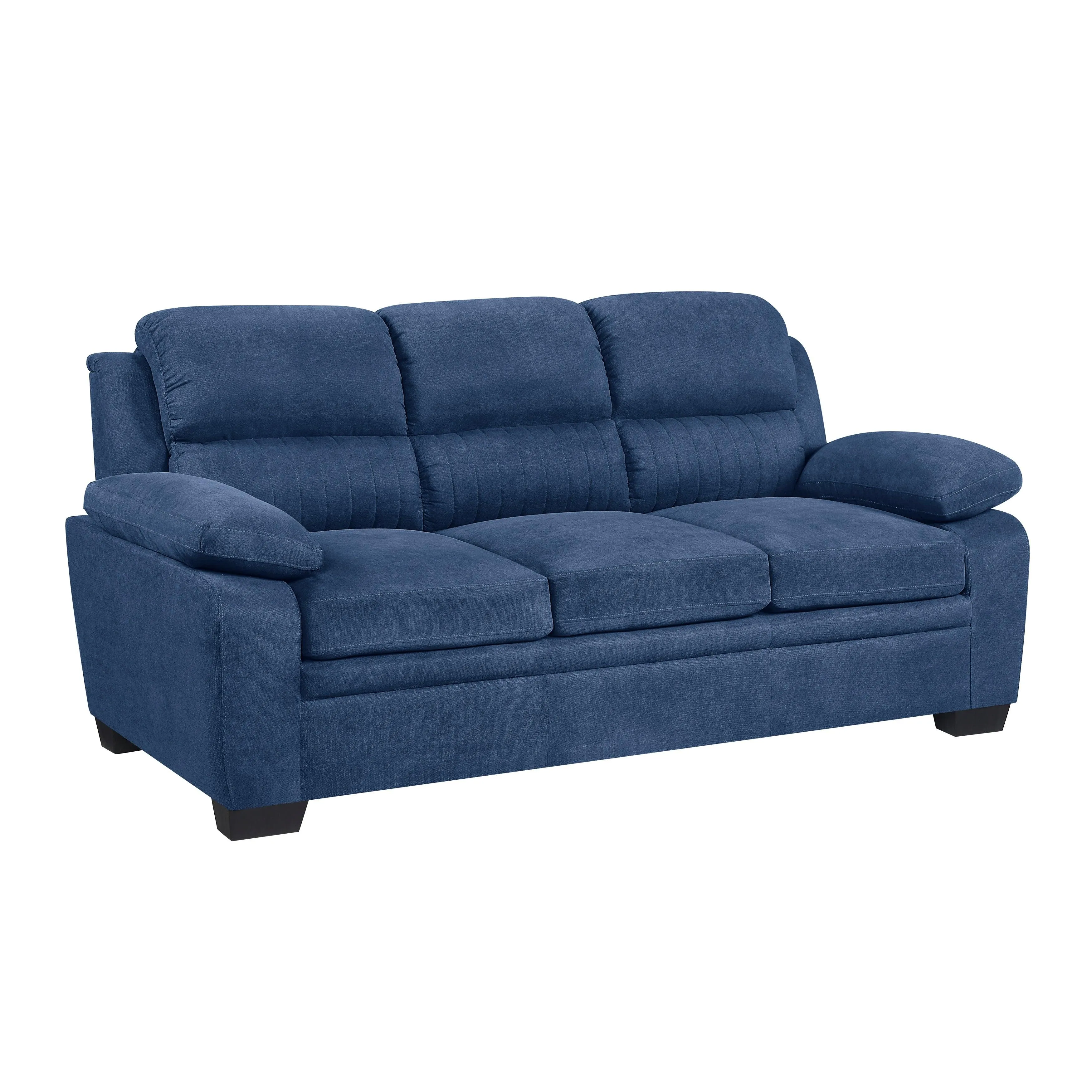 Holleman Blue Sofa - Image 3