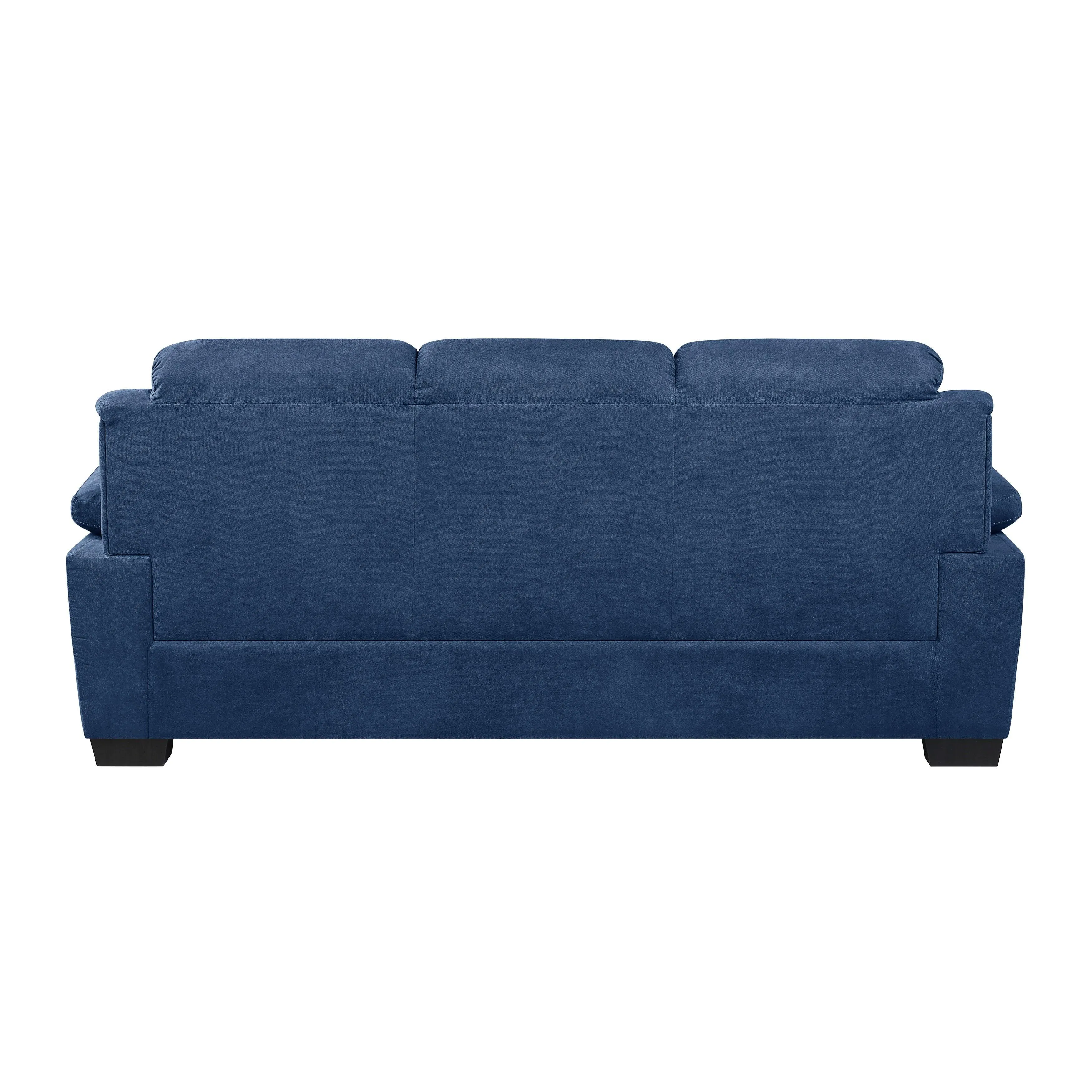 Holleman Blue Sofa - Image 5